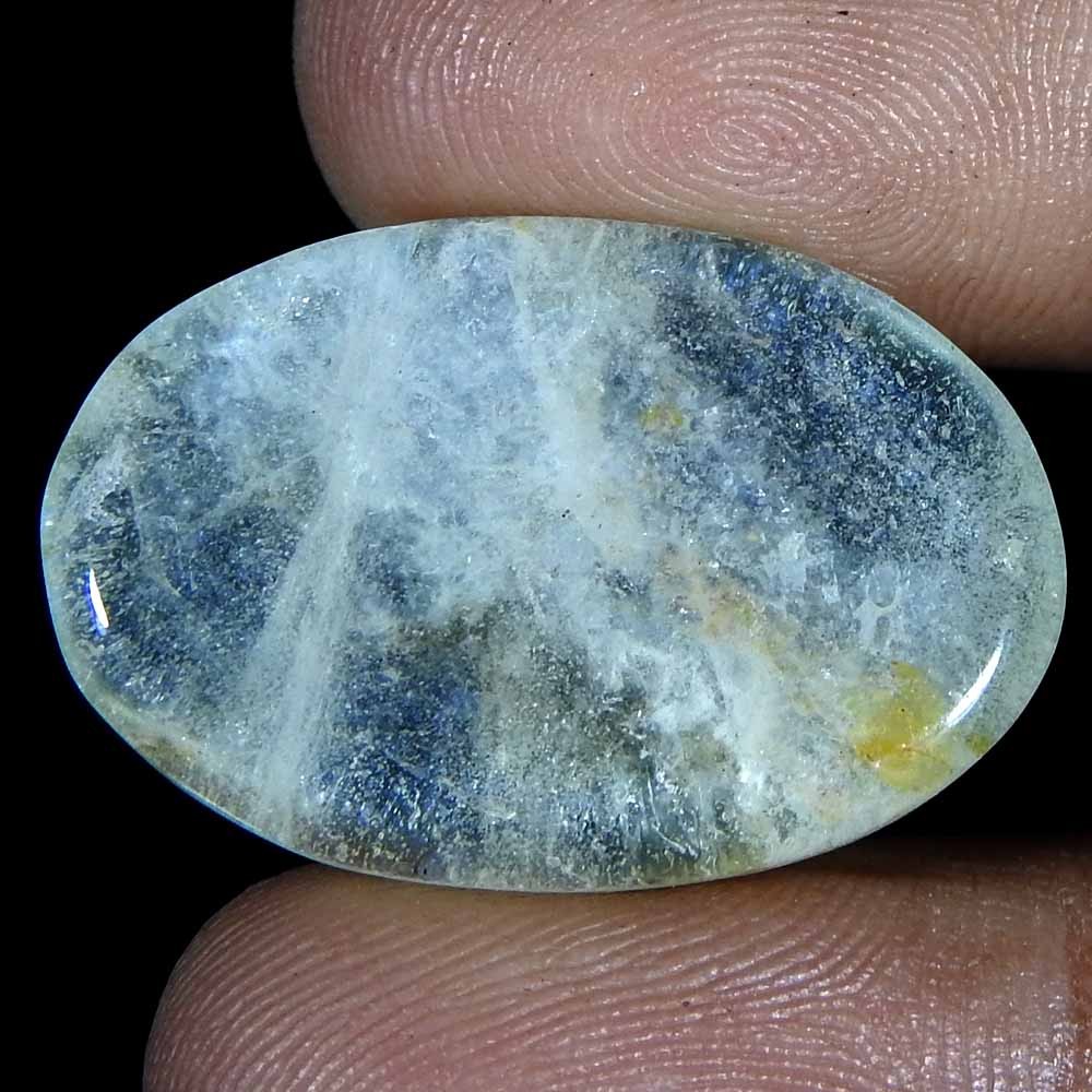 32.75 Ct Natural Rainbow Moonstone Doublet Oval Cabochon 26x17x7 Loose Gemstone