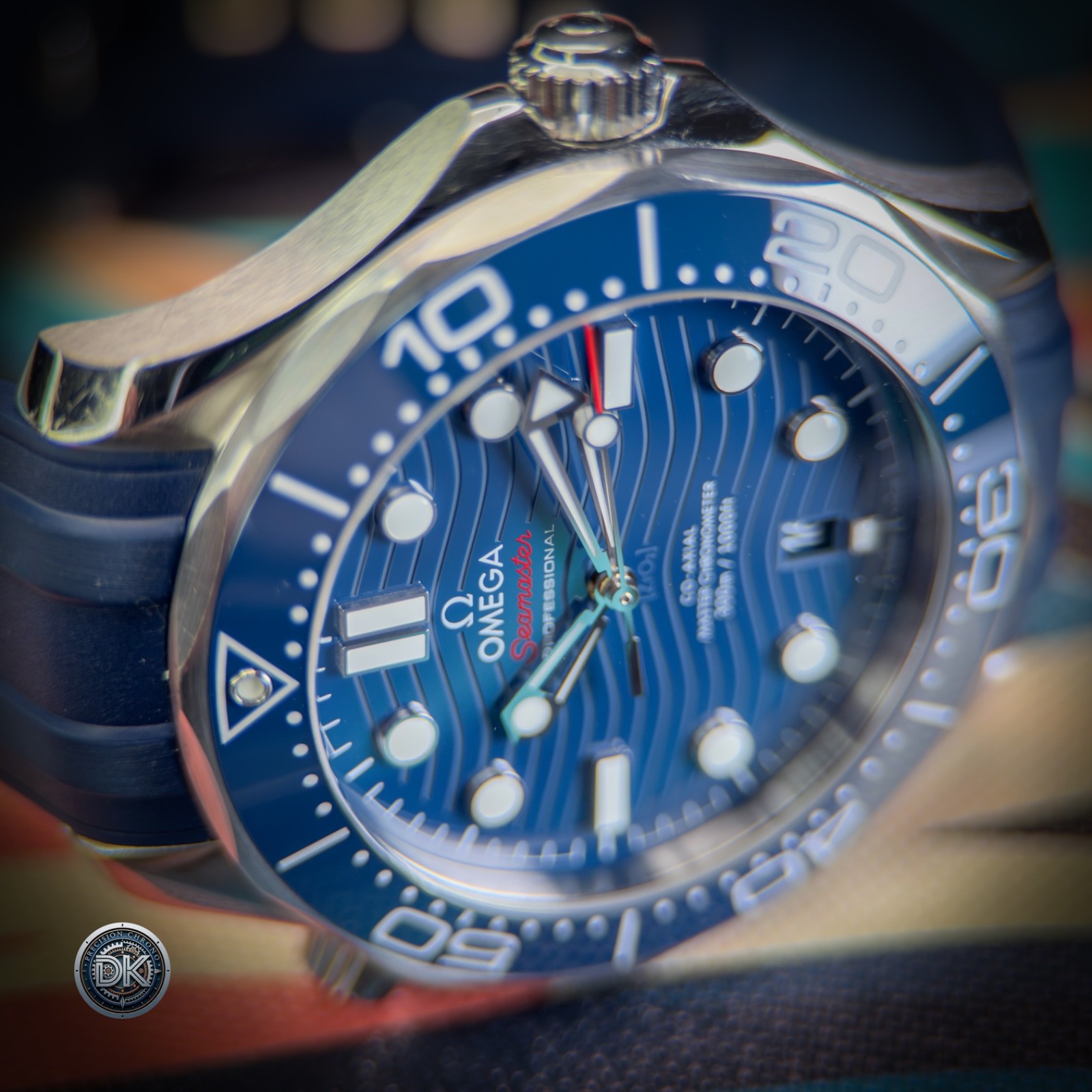 Omega Seamaster Diver 300M Blue Wave 210.32.42.20.03.001 FULL SET