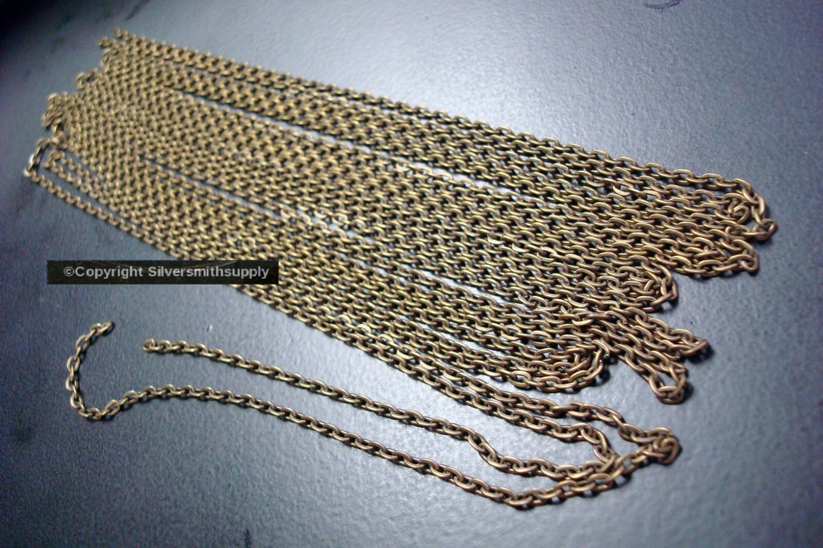 12 ft 3x2mm Antique bronze plated cable link jewelry making beading chain PCH033