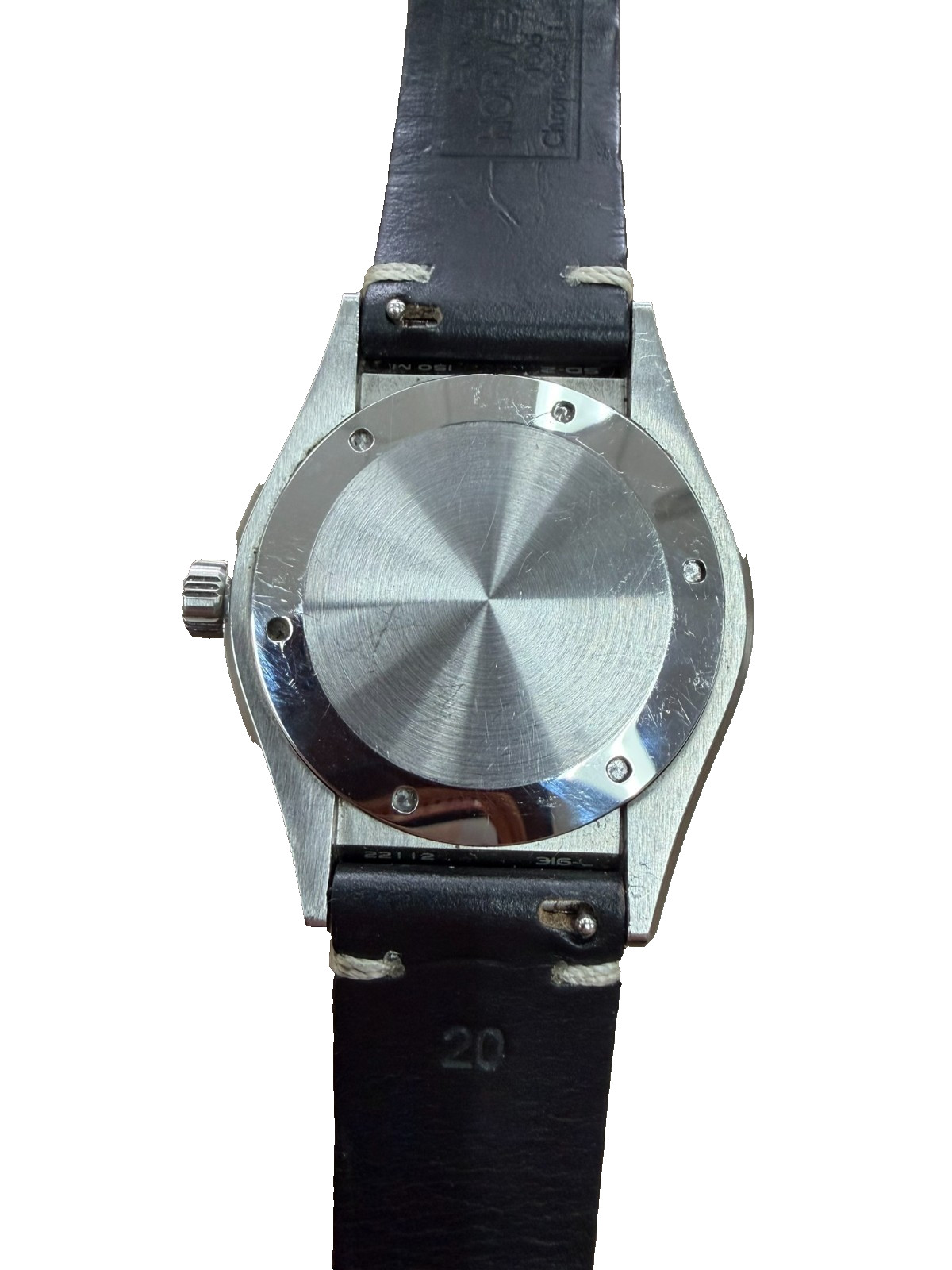 Dietrich Missions Maritime Skin Diver 2 SD-2 Black Dial w/ Horween Leather Strap