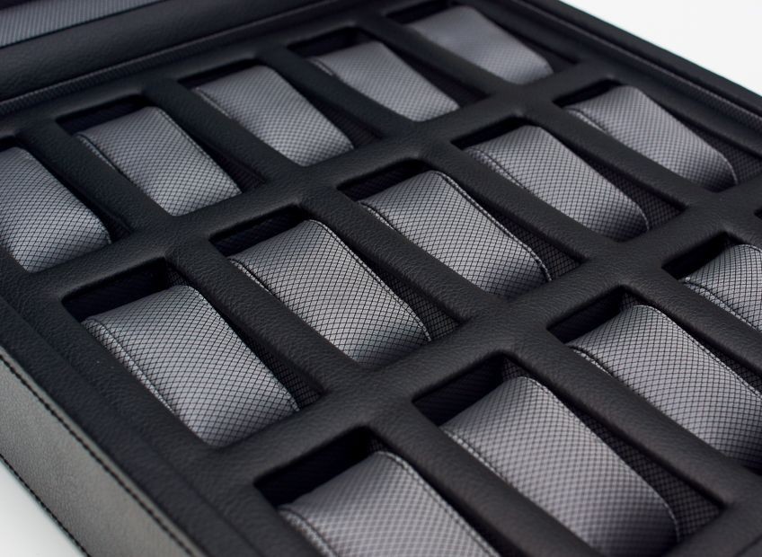 Windsor 15 Piece Watch Box black