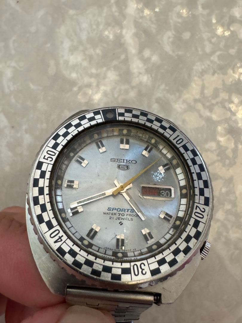 SEIKO 5 Sports Rally Diver 6119 7170 Automatic Rare Watch