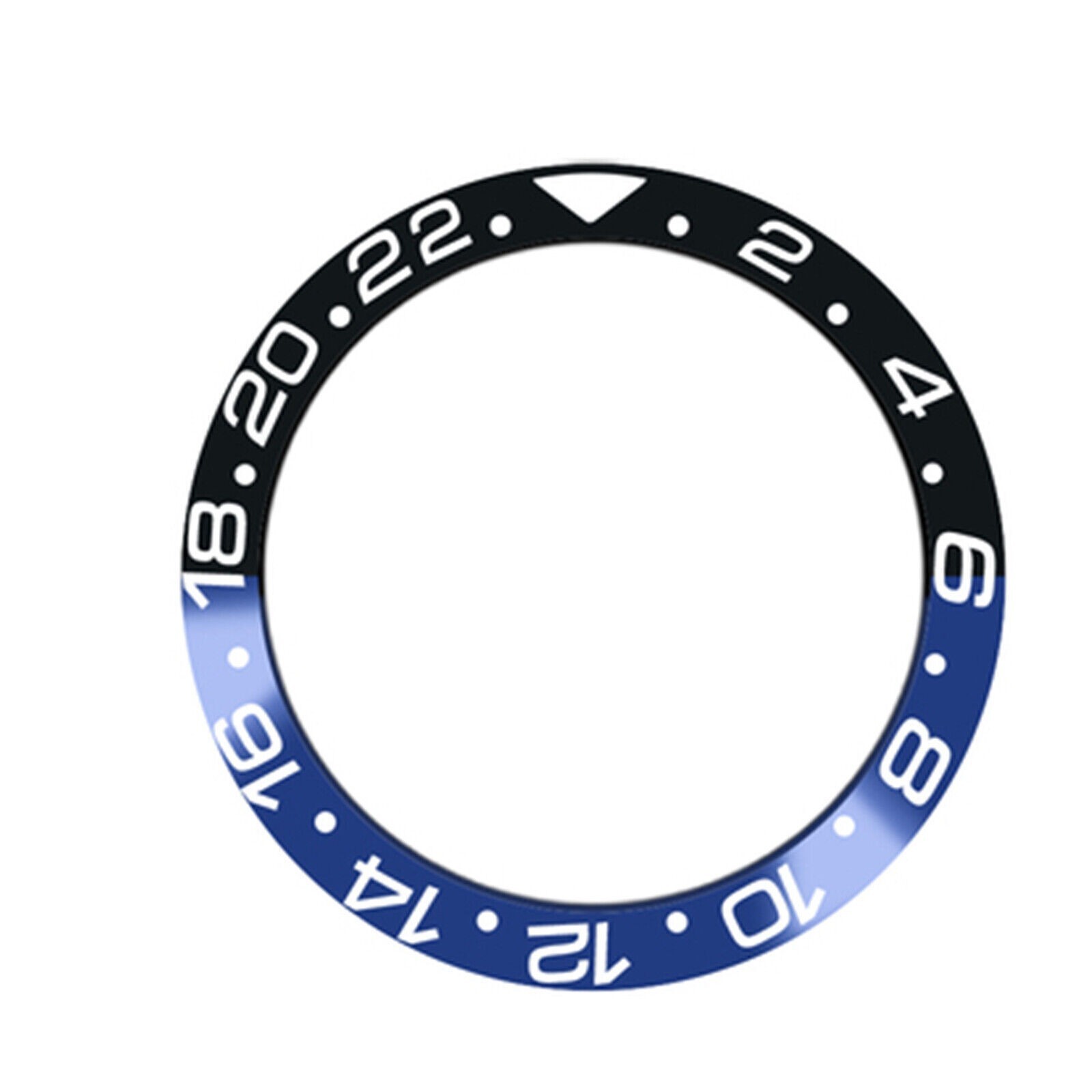 Ceramic/Aluminum Bezel Insert Watch Ring Accessories for 40mm GMT Watch Case