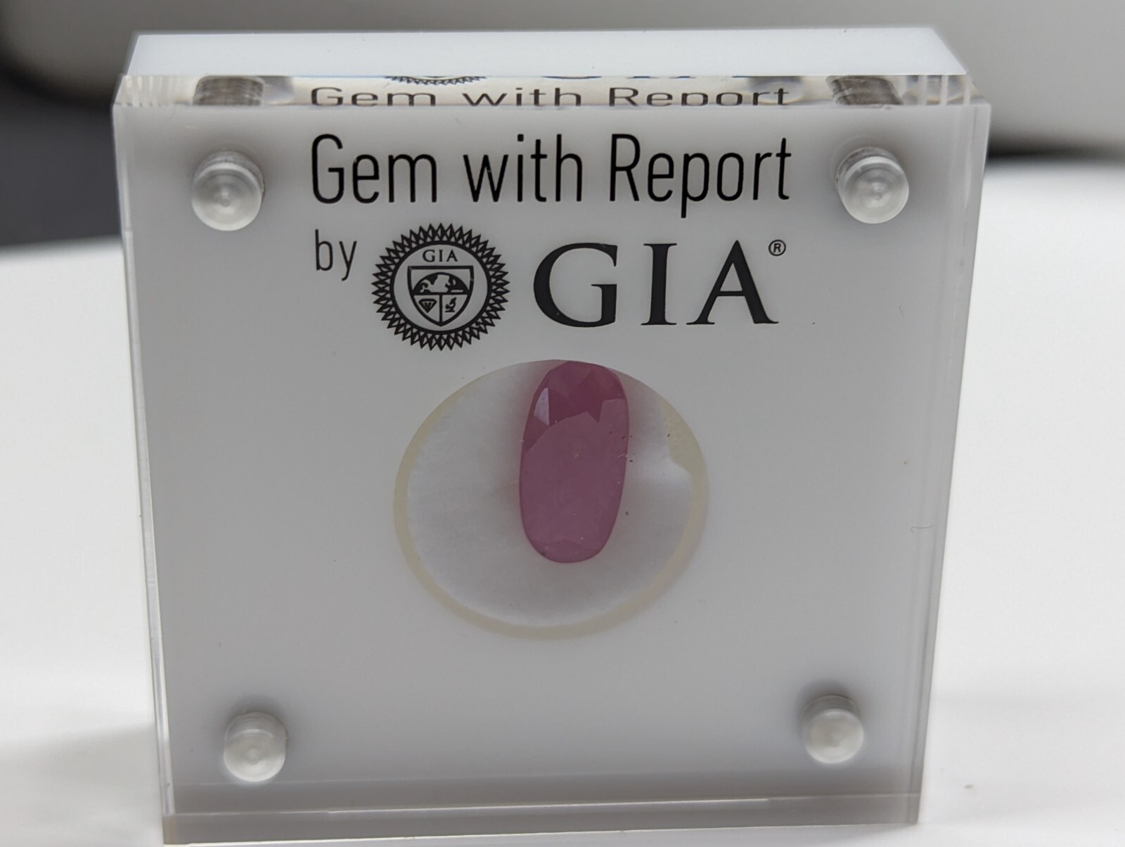## GIA Certified ## 5.46 ct Ruby | Untreated | Natural & Genuine!