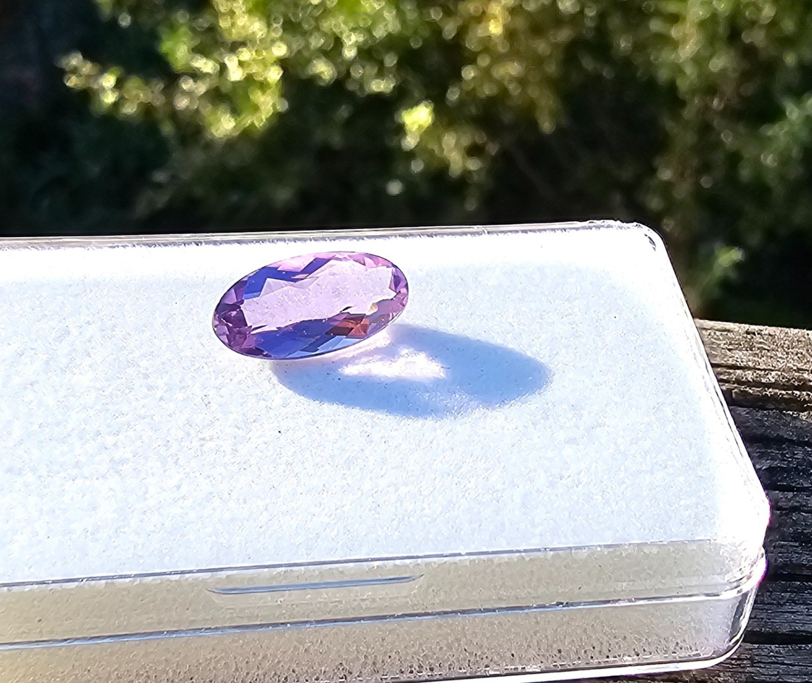 Amethyst 13.7mm x 6.8mm Oval Loose Stone