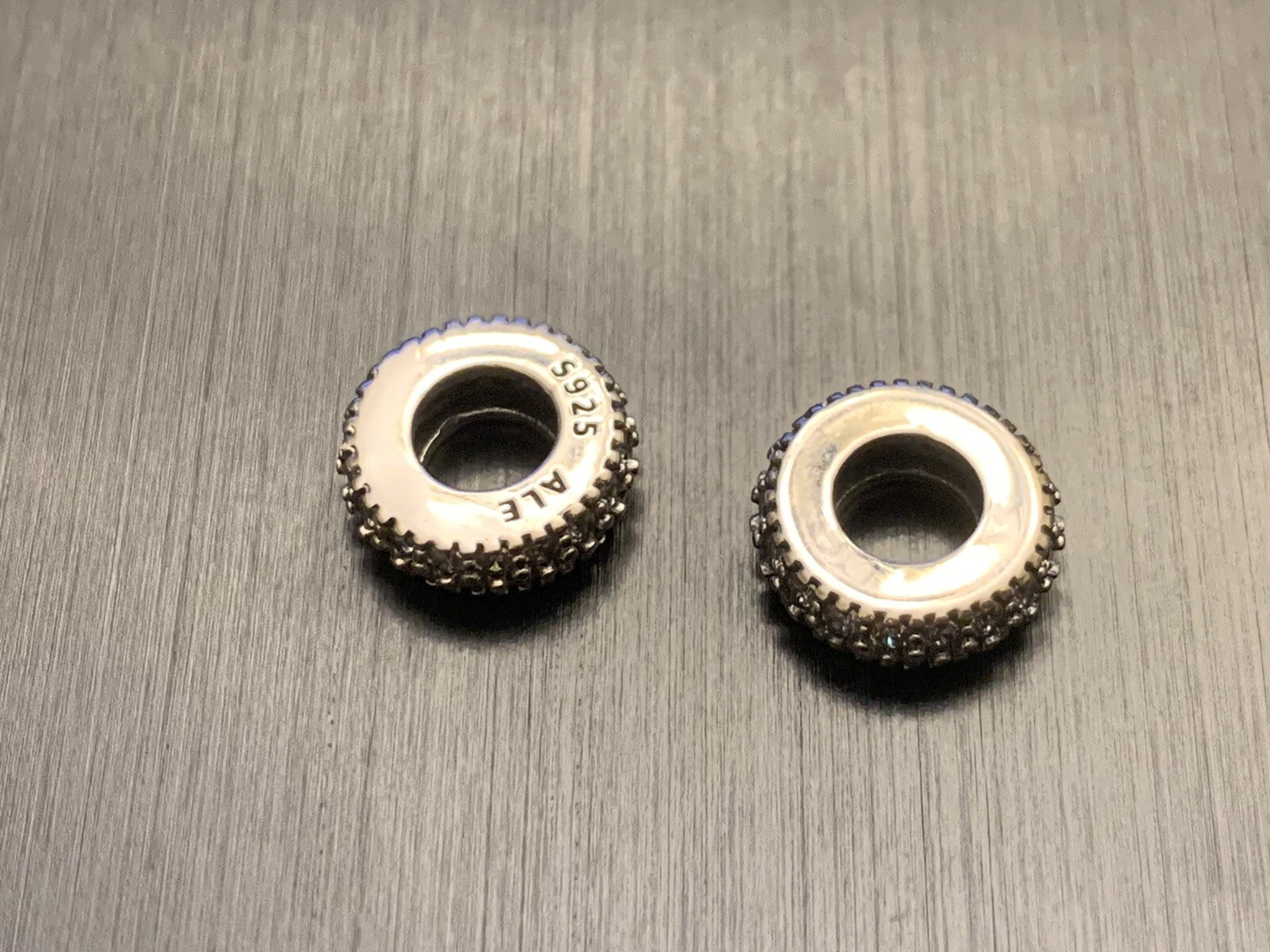 Genuine Pandora Silver S925 Clear Inspiration Within Spacer CZ Charm 791359CZ