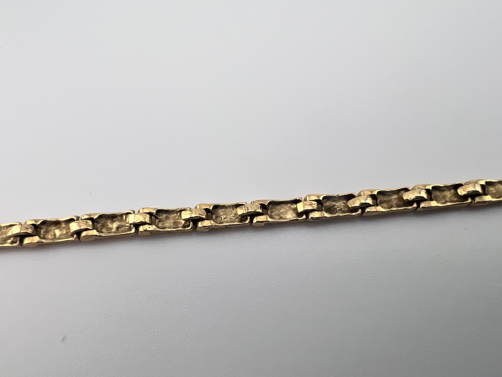 Late 1970’s 14K Gold Nugget Style Bracelet by Michael Anthony Paolombizio
