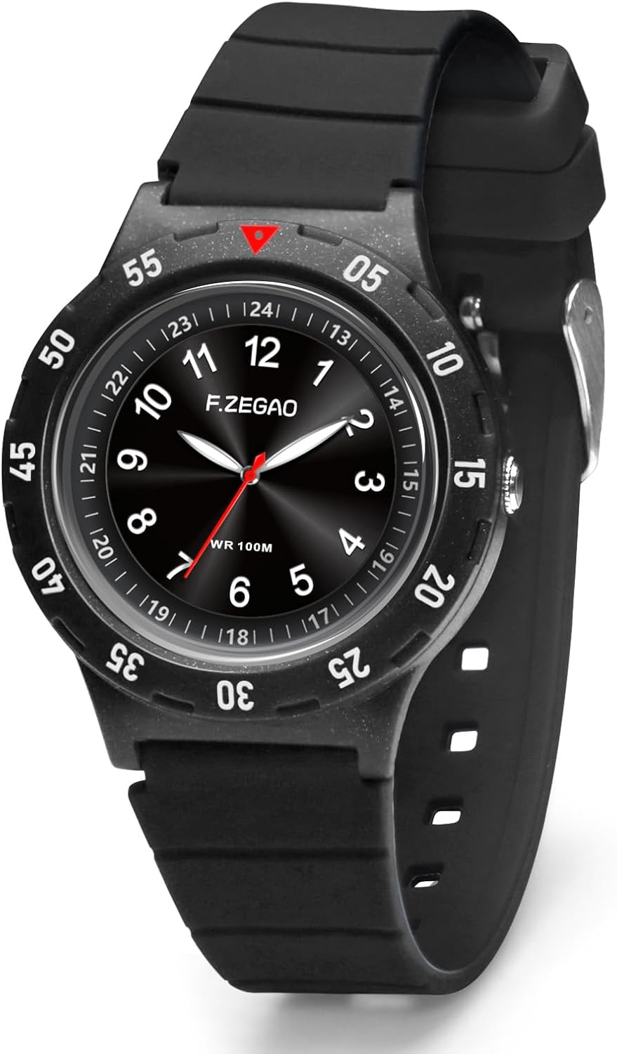 Kids Waterproof Watch for Boys Girls 10ATM, Kids Analog Watch with Second Hand E