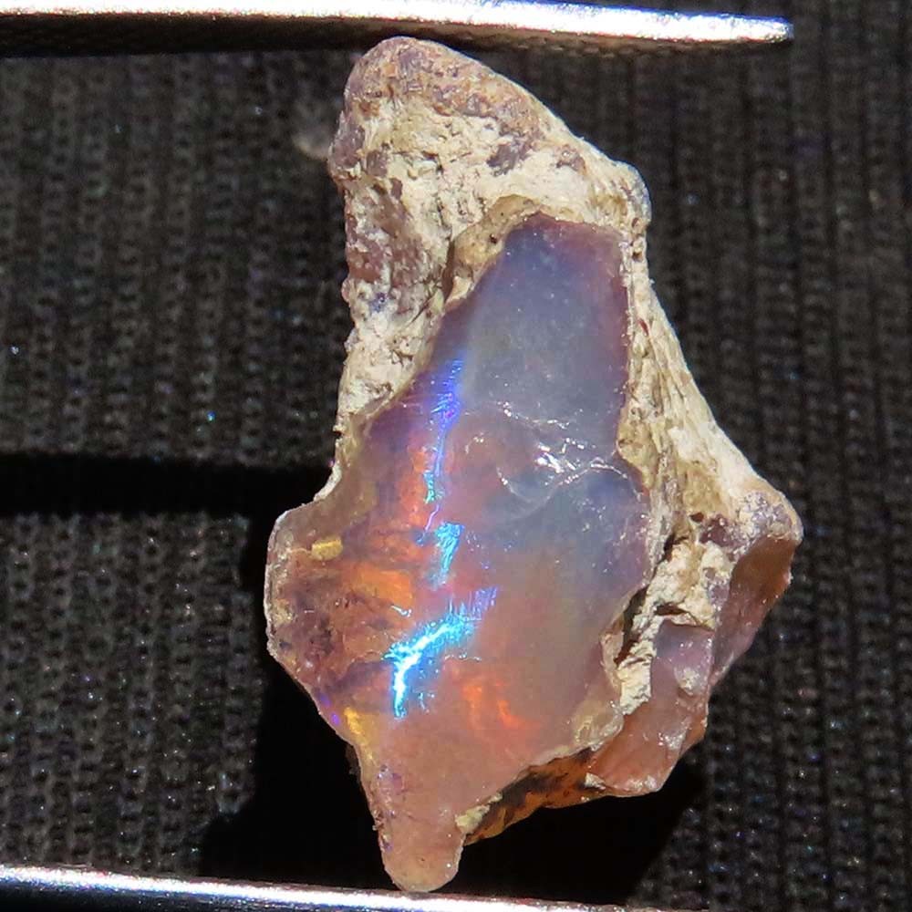 6.45 Cts 100% Natural ETHIOPIAN OPAL ROUGH , Uncut Opal Rough 13x18x7 mm FD286
