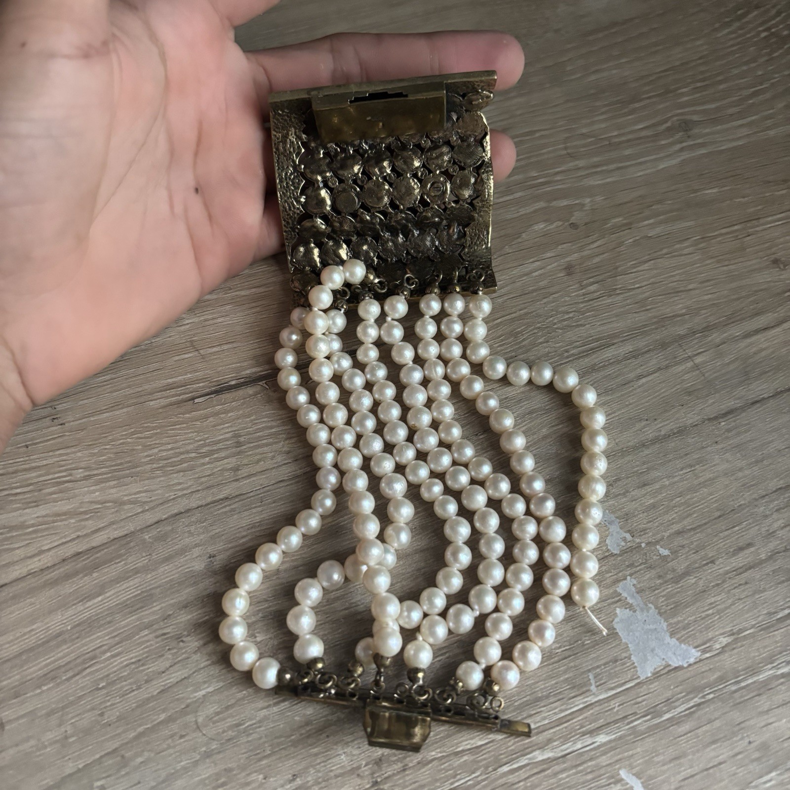 Vintage Bijoux BEAUTIFUL gem Bracelet UNIQUE