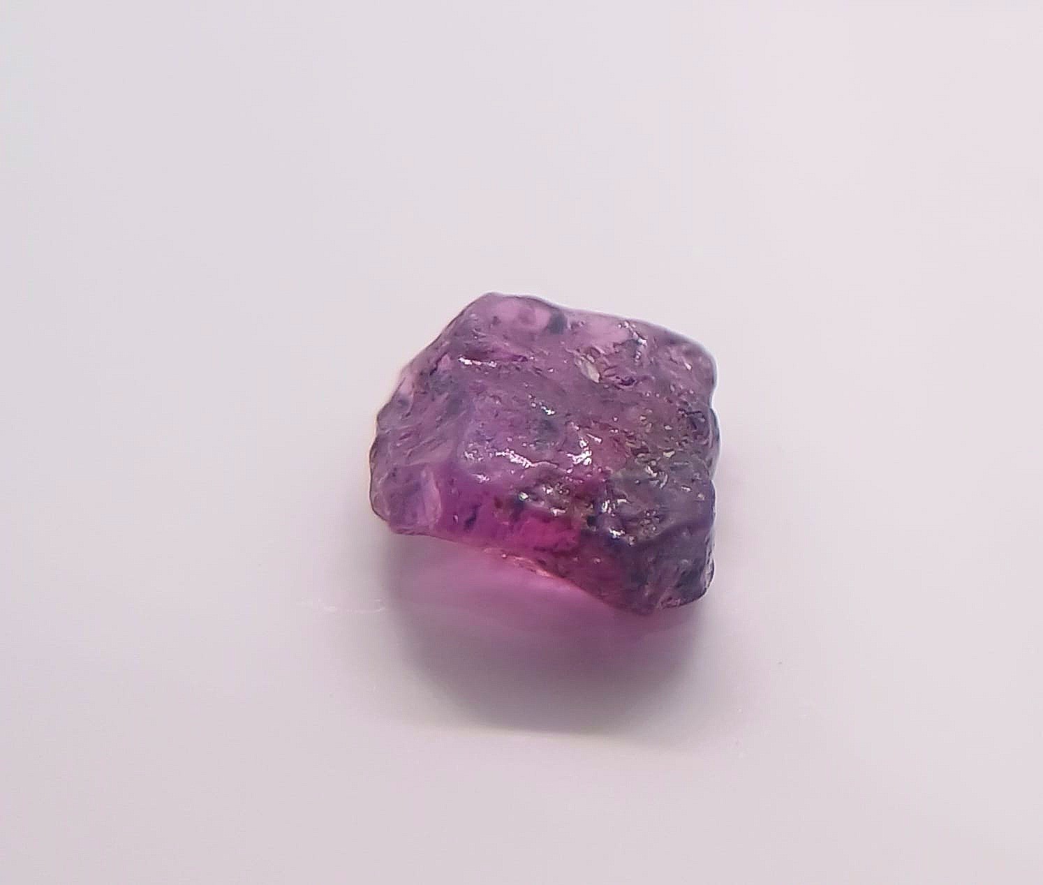 NATURAL AUSTRALIAN Rough Fancy Vivid Lavander Purple Sapphire 1.32ct Unheated G