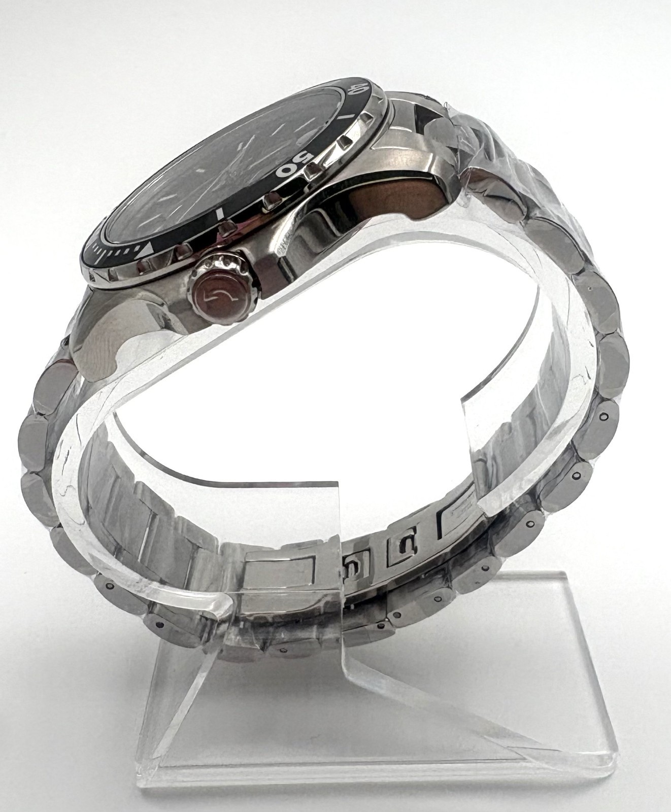 MOVADO 2600135 Series 800 Black Dial Stainless Steel Swiss 40mm Quartz Watch