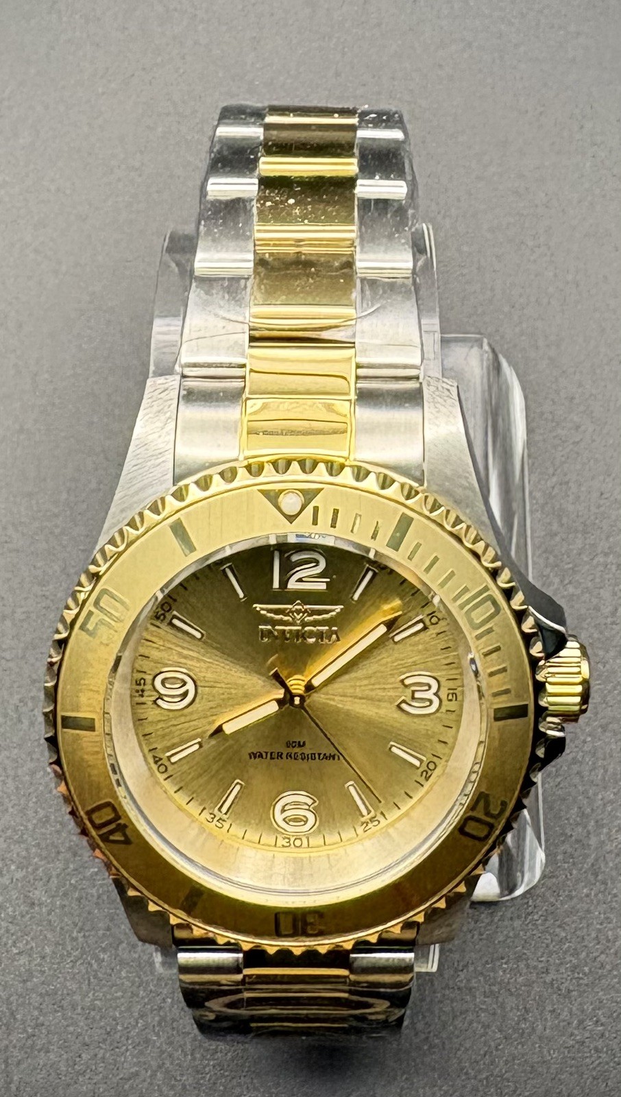 Invicta Specialty Men’s Watch 41mm Gold Dial with Gold Bezel 69725 NEW