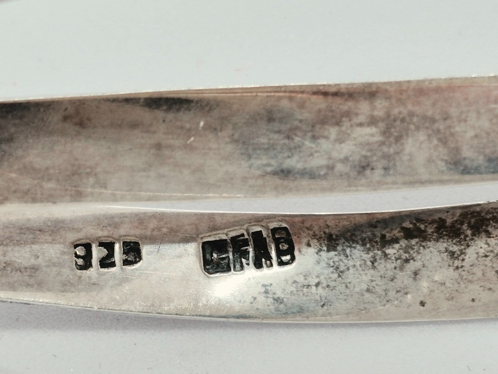 Vintage Swedish Sterling Silver 925 Modernist Cuff Bracelet GHB 40g