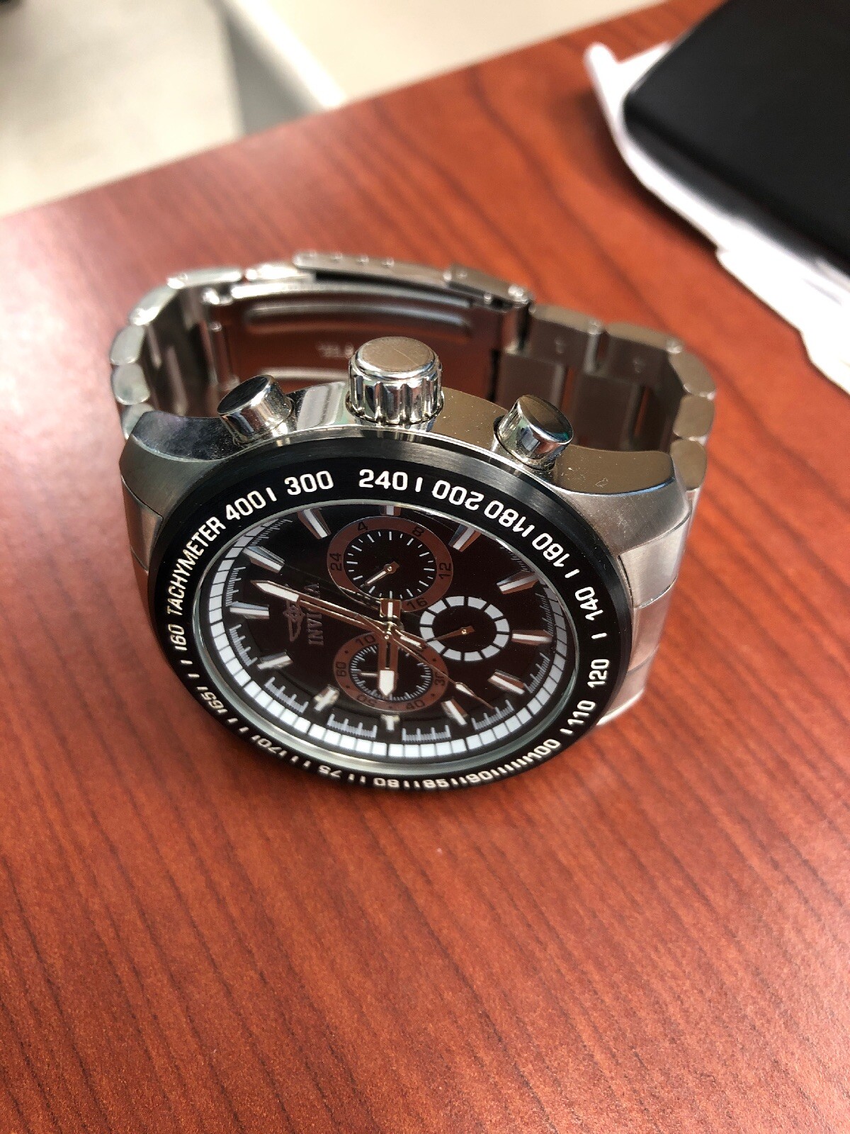 Used Invicta Model 21796 Speedway Collection Tachometer Watch Free Shipping