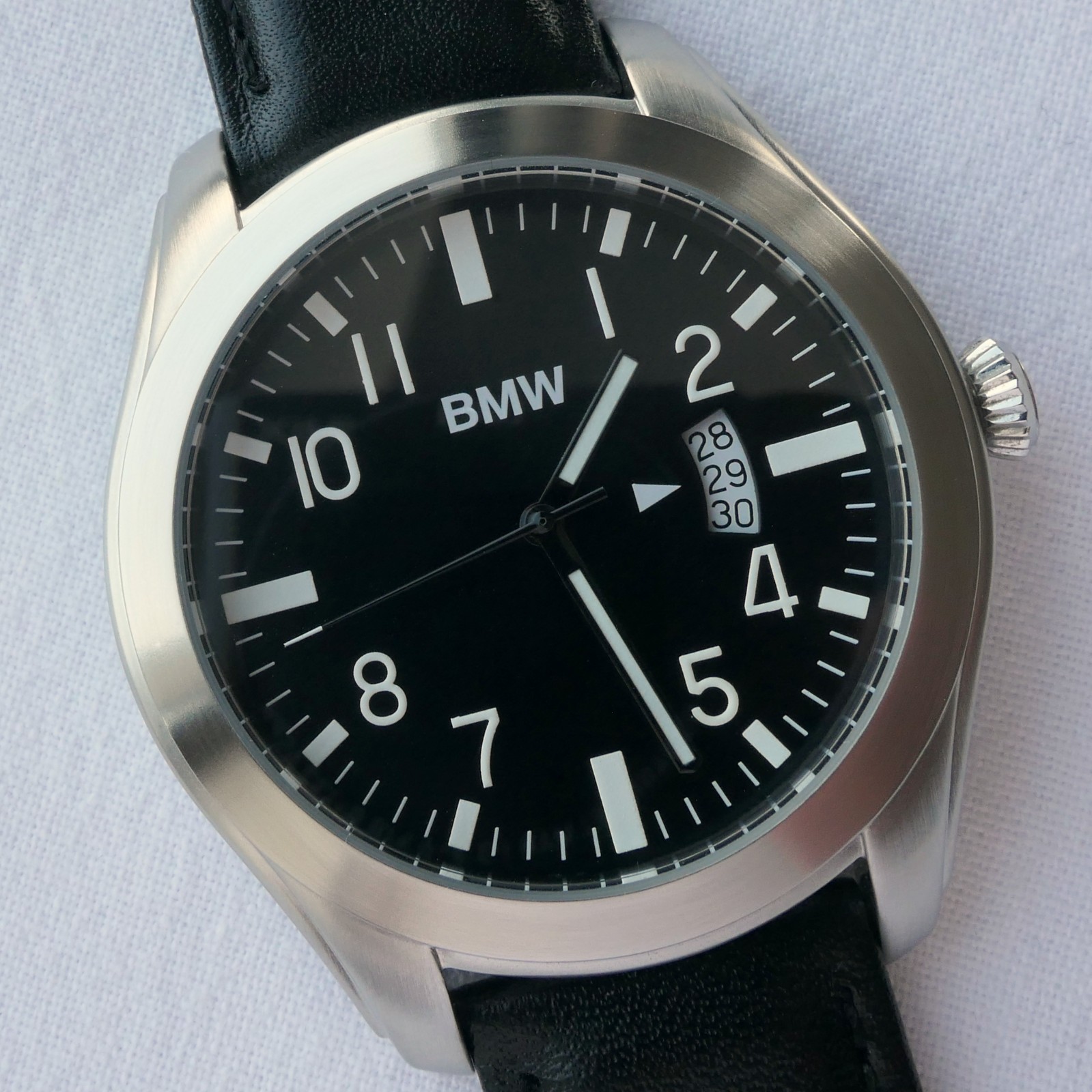 BMW Classic Pilot Racing Driver Sport Car Accessory Swiss Movement Luxury Watch