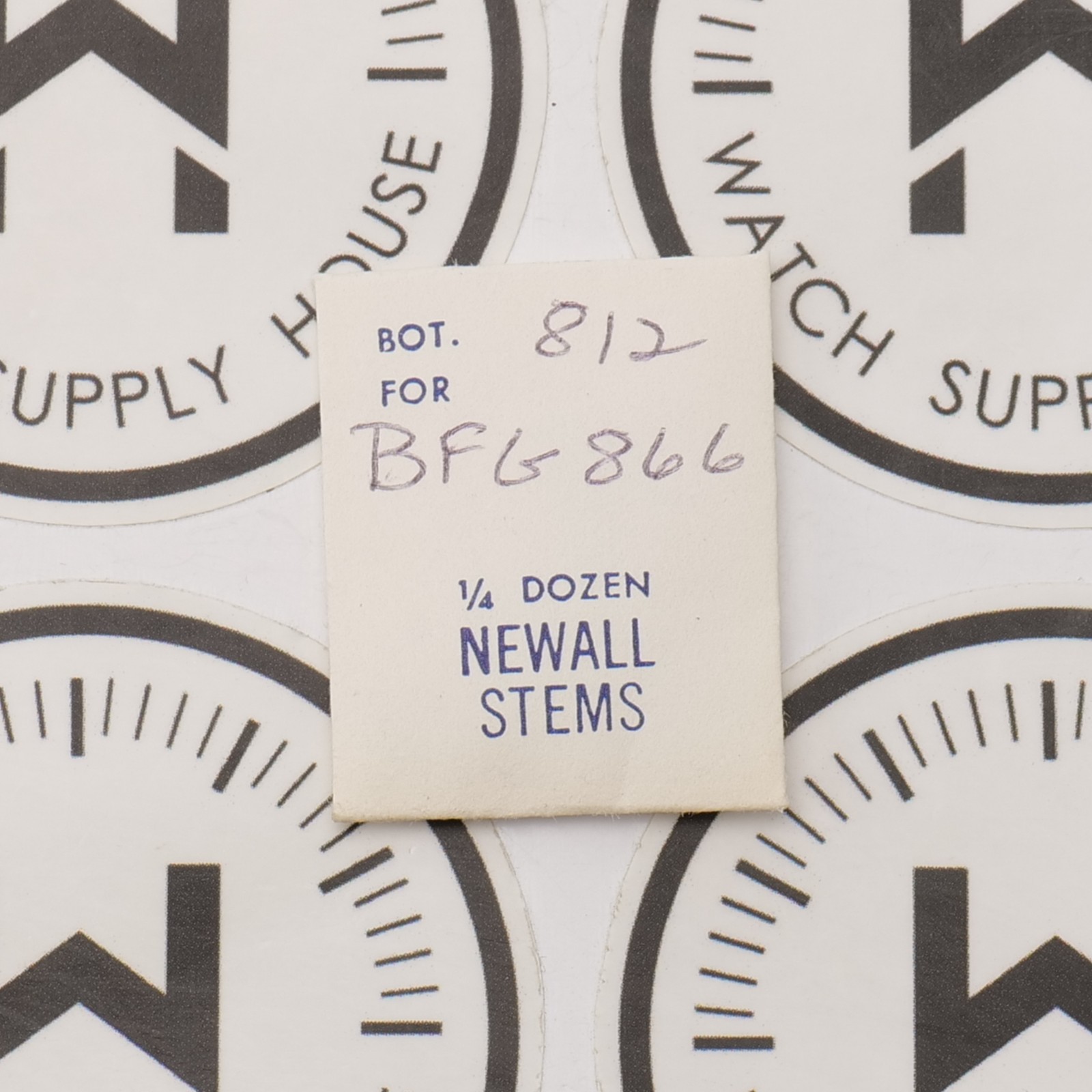 BFG 866, 875 Watch Winding (1) Stem Part 401 New Old Stock Watchmaker (C7D10)