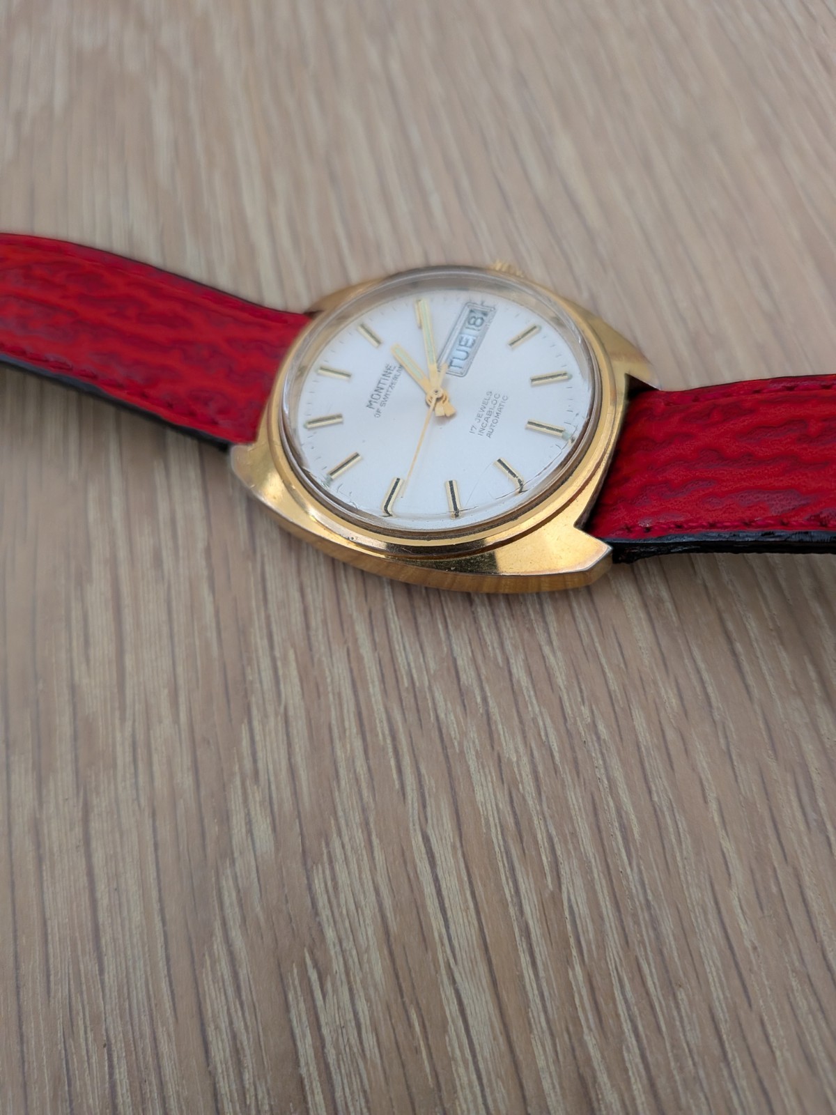 Montine Of Switzerland 17 Jewels Automatic Incabloc Men’s Watch