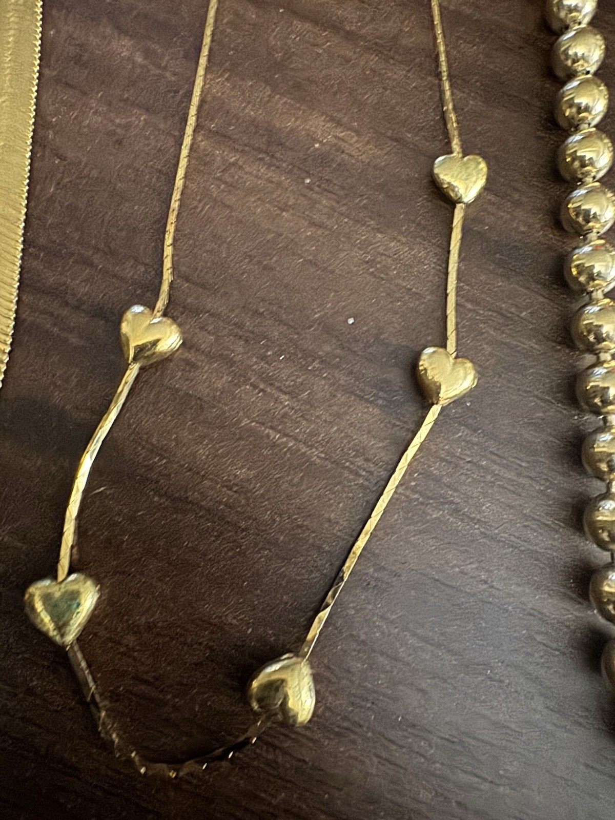 Lot Of 6 Gold Necklaces 16” to 24”. No Fading.