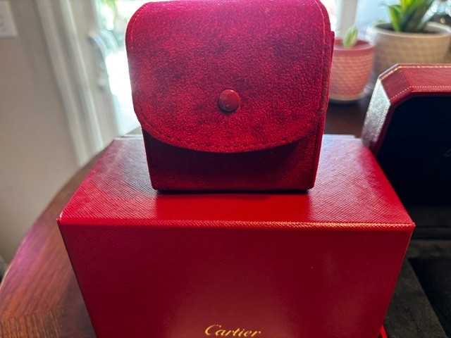 Women’s Cartier Tank Watch Stainless Steel Box and Papers