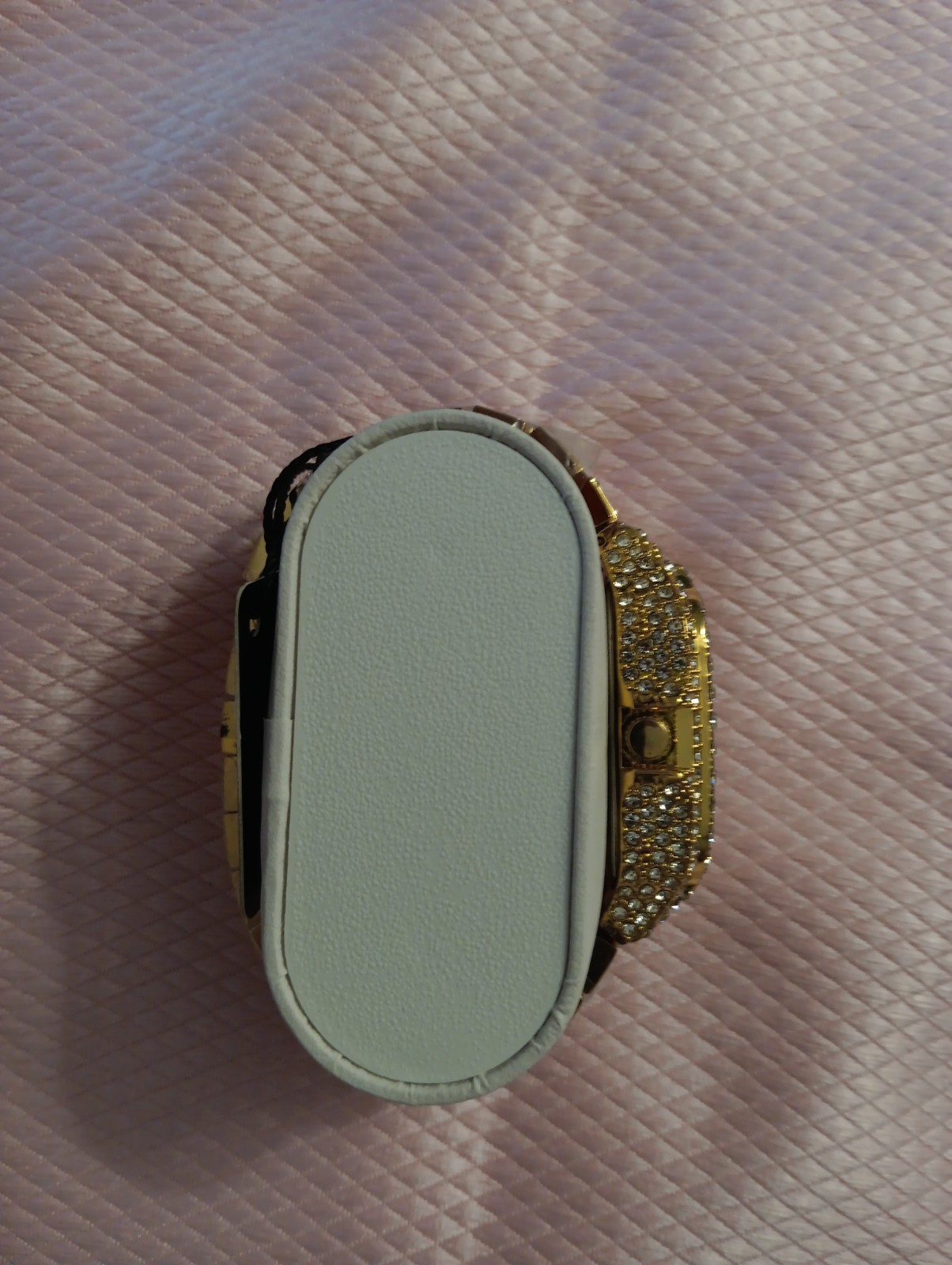 Bibi Luxury Golden Iridescent Crystal Adorned Watch B0071