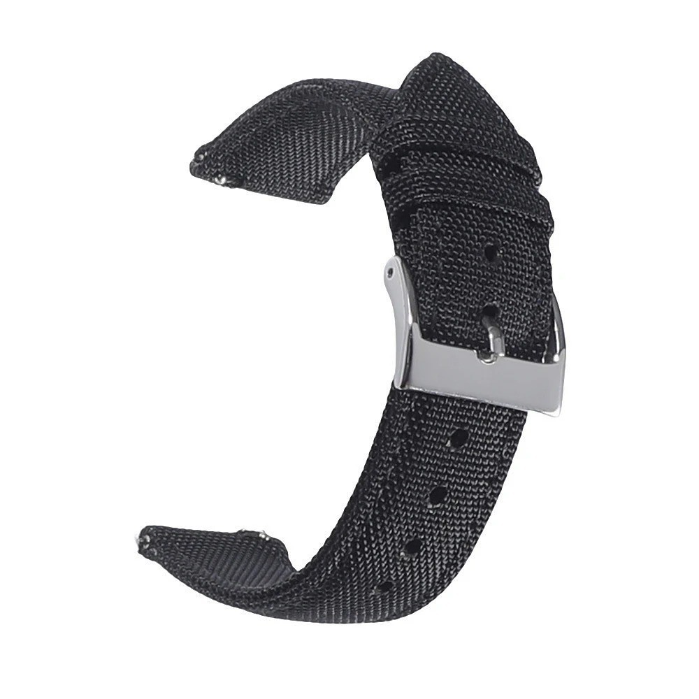 18mm 19mm 20mm 21mm 22mm 24mm Waterproof Sailcloth Watch Strap Two-Sided Nylon