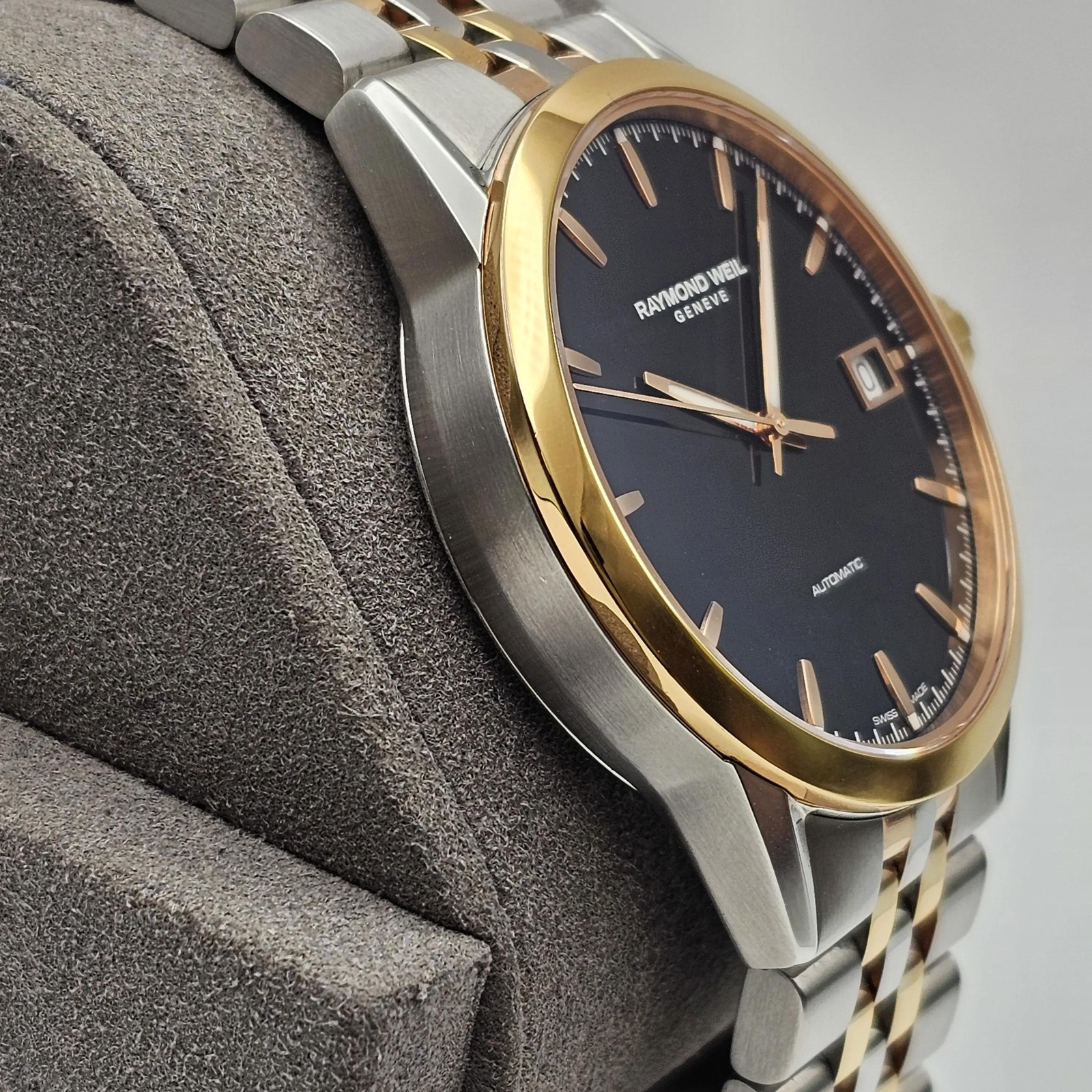 Raymond Weil Freelancer Steel Black Dial Automatic Mens Watch 2740-SP5-20011