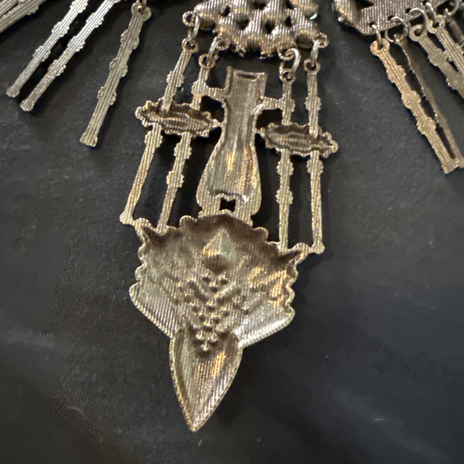 Retro Gypsy Statement Necklace bib-style Ethnic Tribal Bohemian Festival