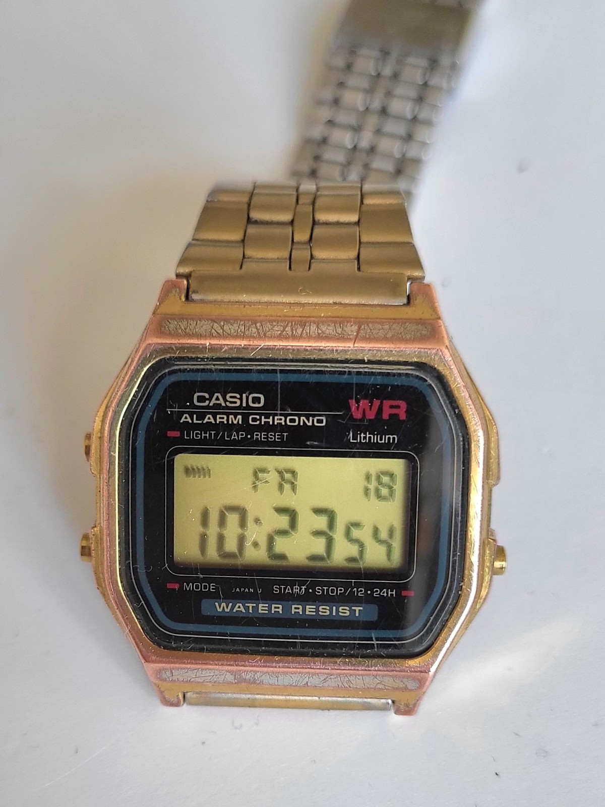 Casio A159WGE Vintage Digital Watch – WR, Lithium, Japan Style