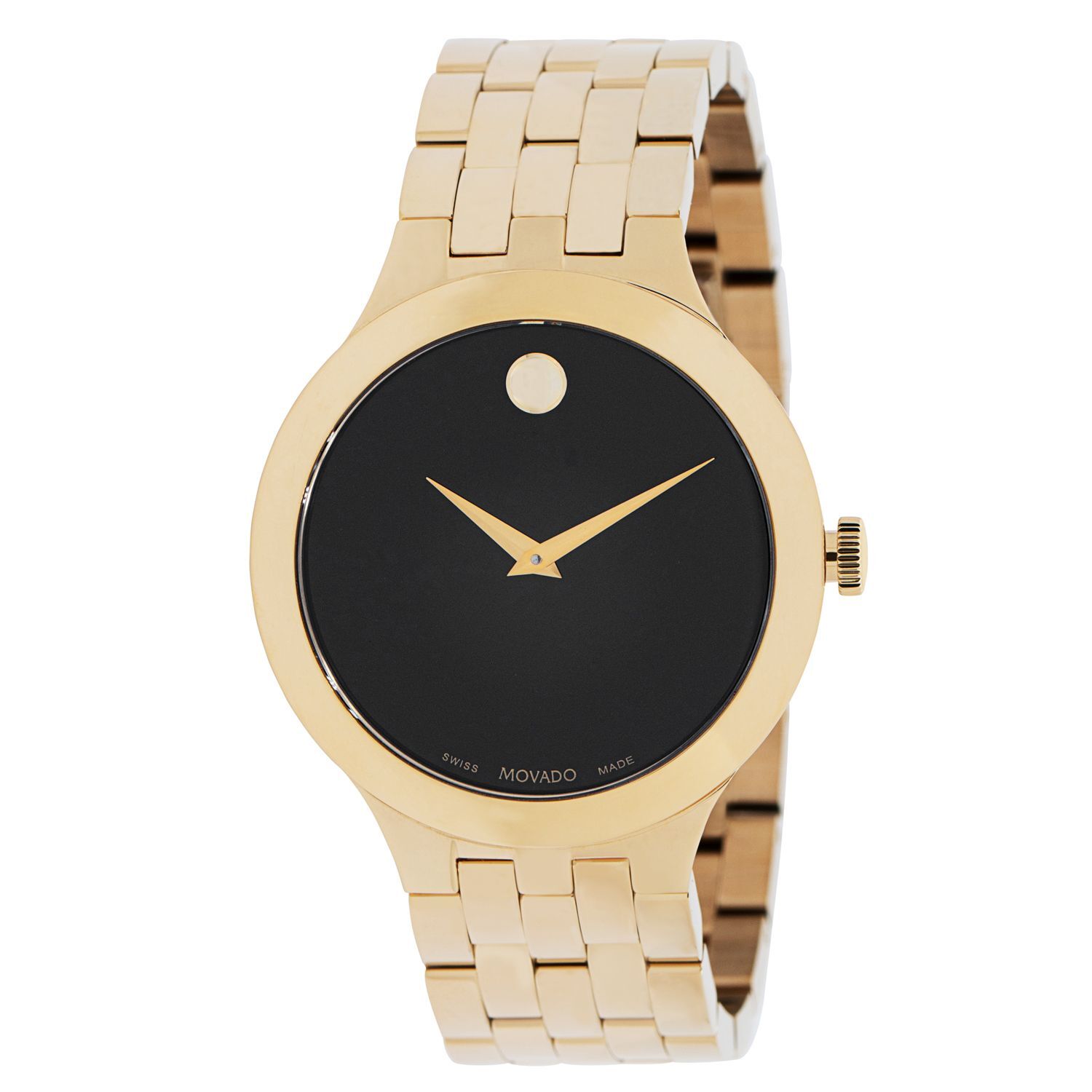 Movado 0607417 Men’s Veturi Black Dial Quartz Watch
