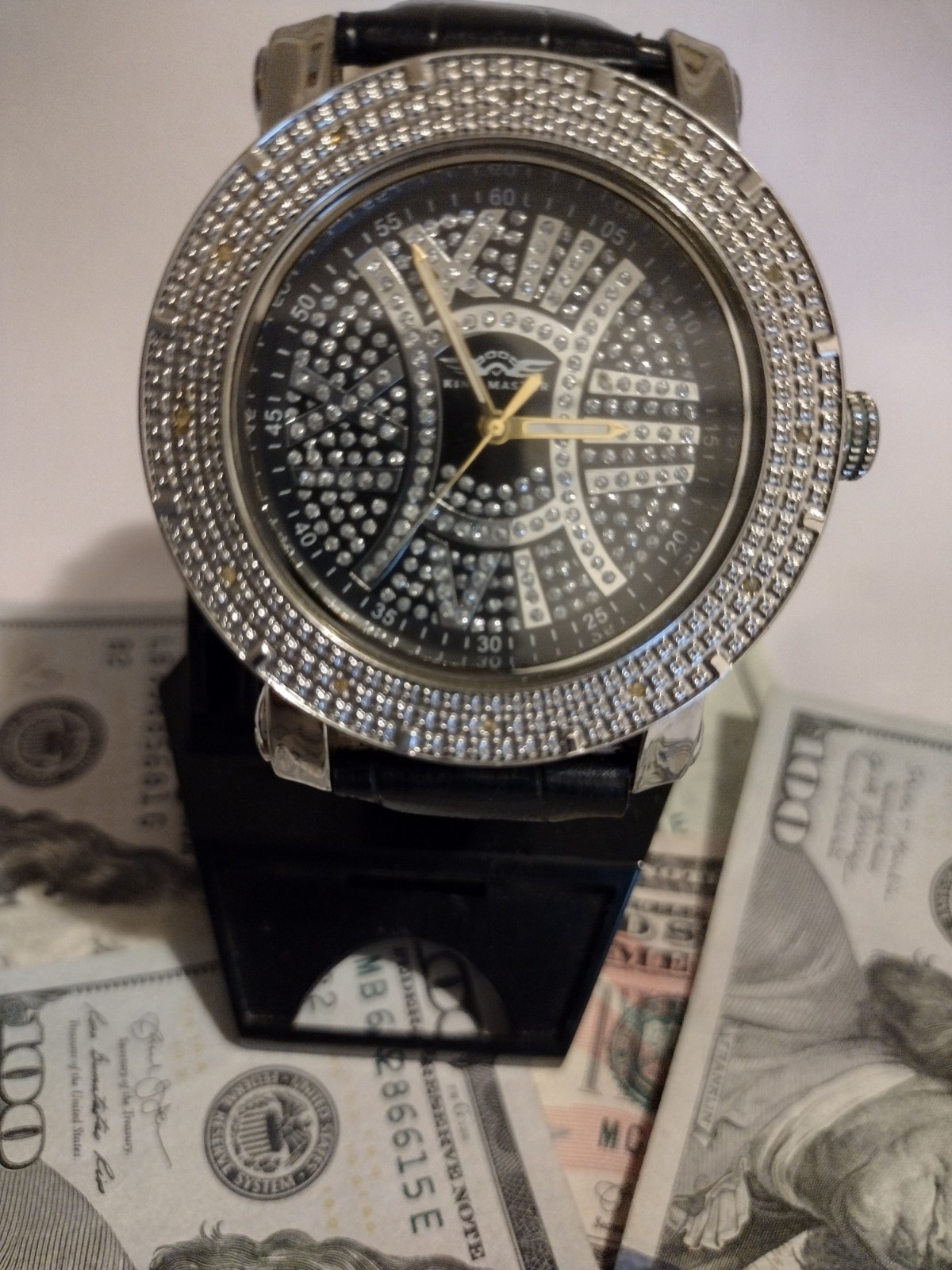 KING MASTER GENUINE DIAMOND WATCH
