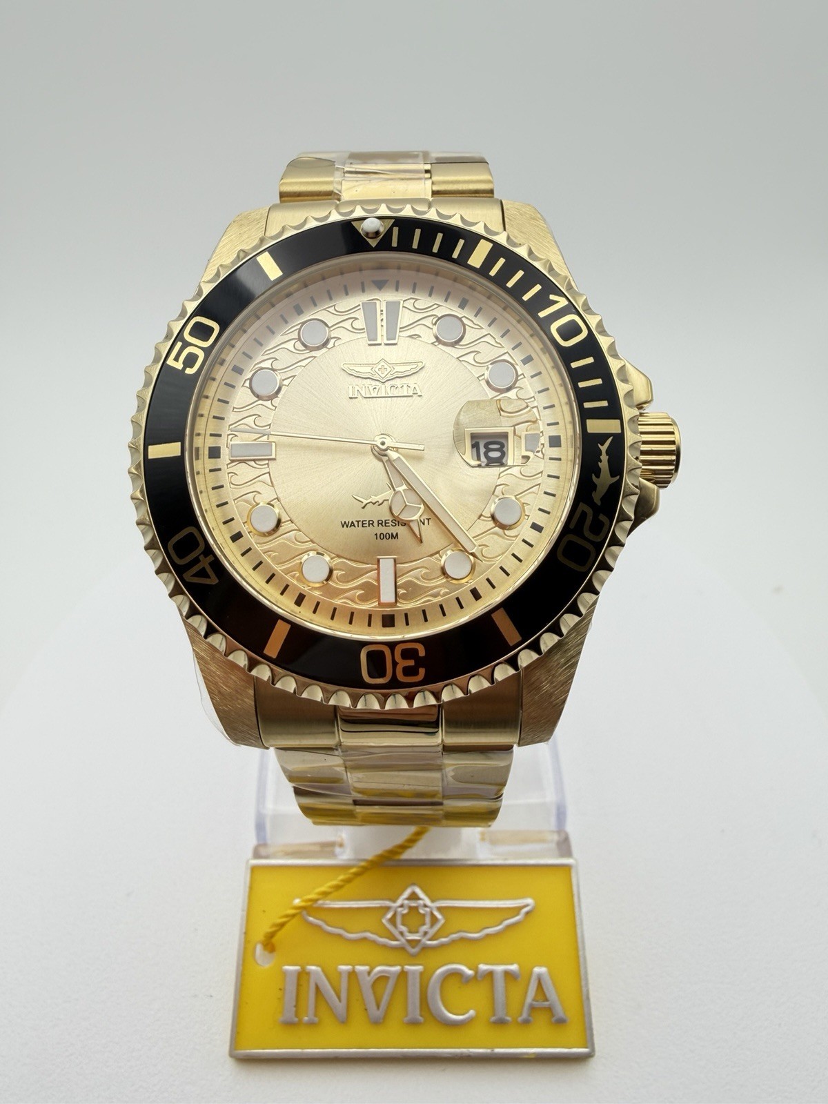 30025- Invicta Pro Diver Currentwave Men’s Watch- 43mm Watch – Gold