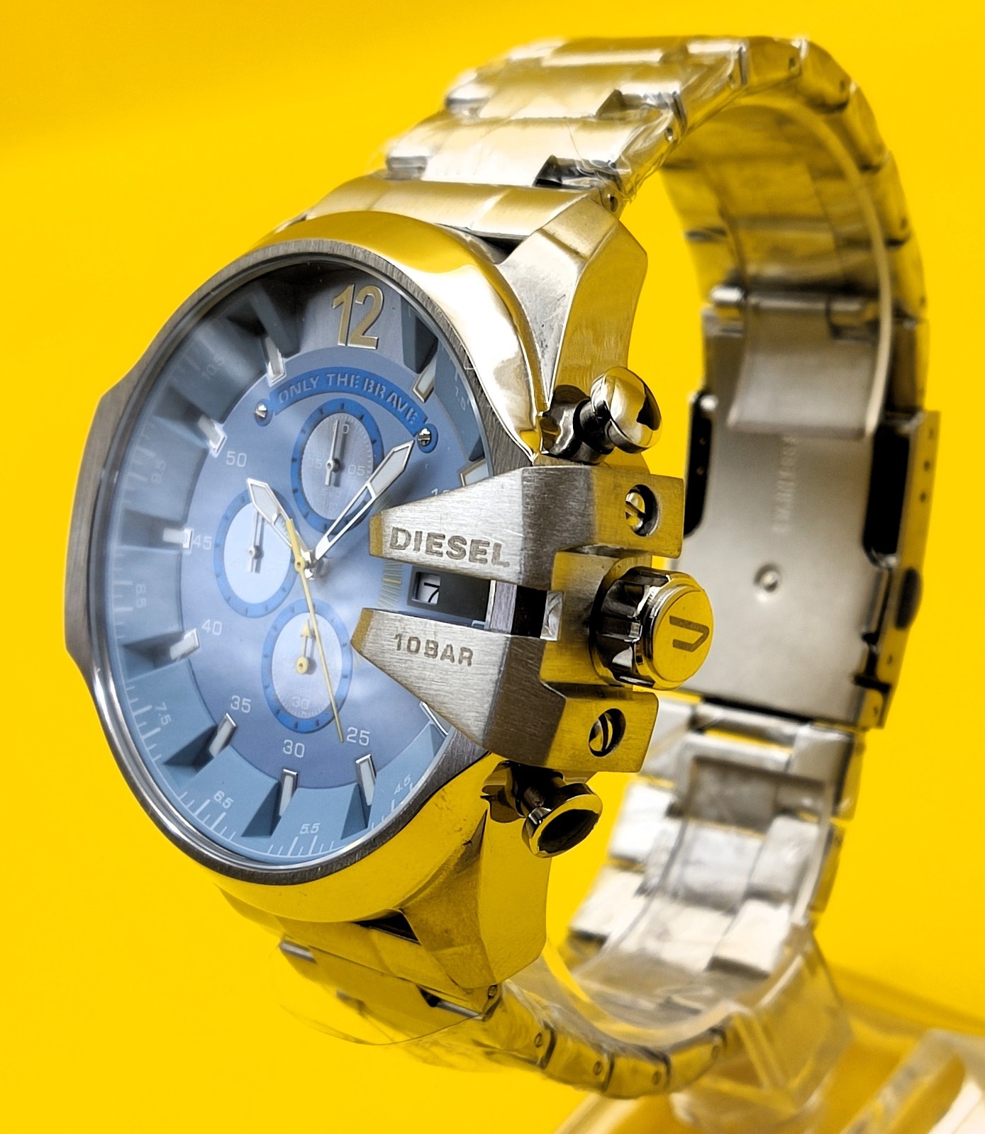 Premium Diesel Only The Brave 10 Bar Blue Dial Refurbished Men’s Wrist Watch