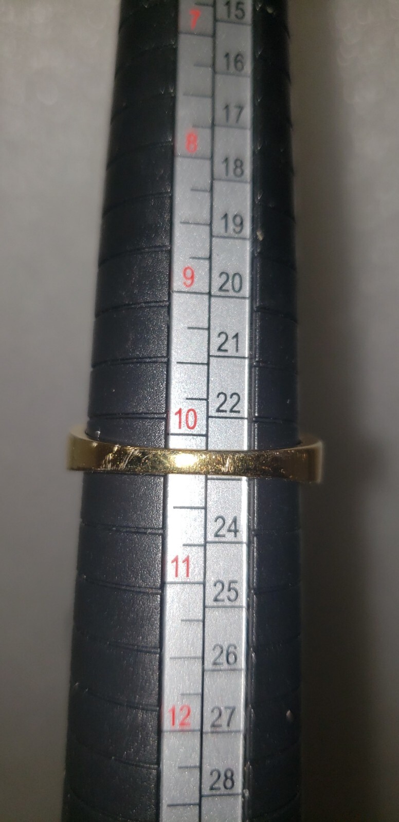 DK Ring Yellow Gold Plated Sterling Silver 925 Watermelon Rainbow Size 10.23