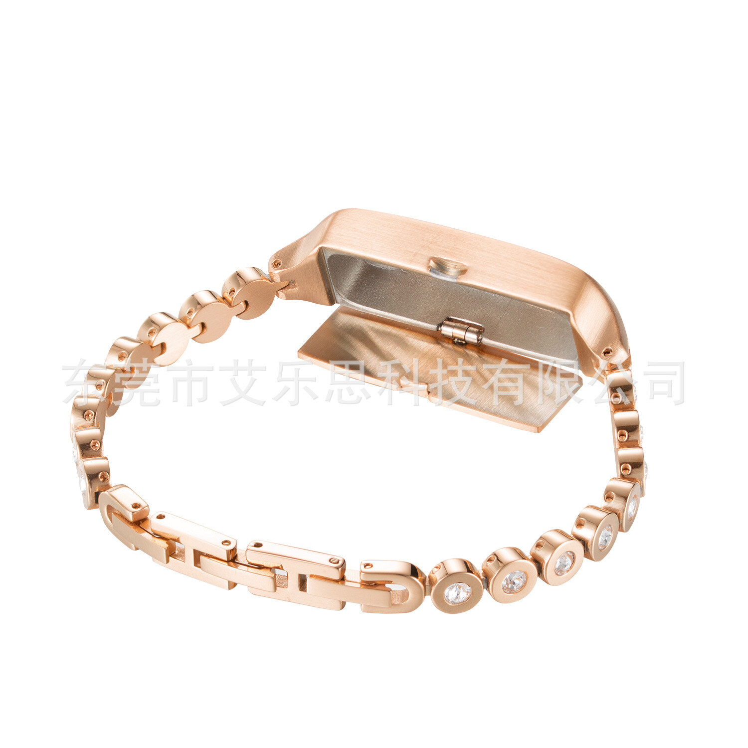 Stainless Steel Metal Rhinestone Watch Band Bracelet for Fitbit Flex 2 Holder