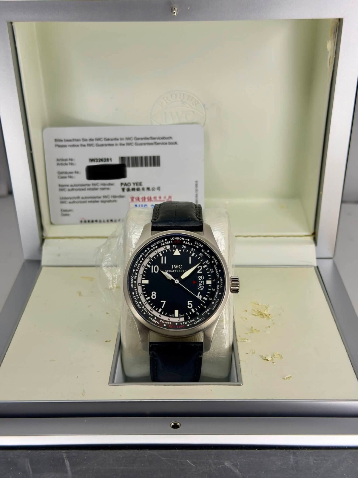 IWC Pilot’s Watch Worldtimer – IW326201 Box and Papers