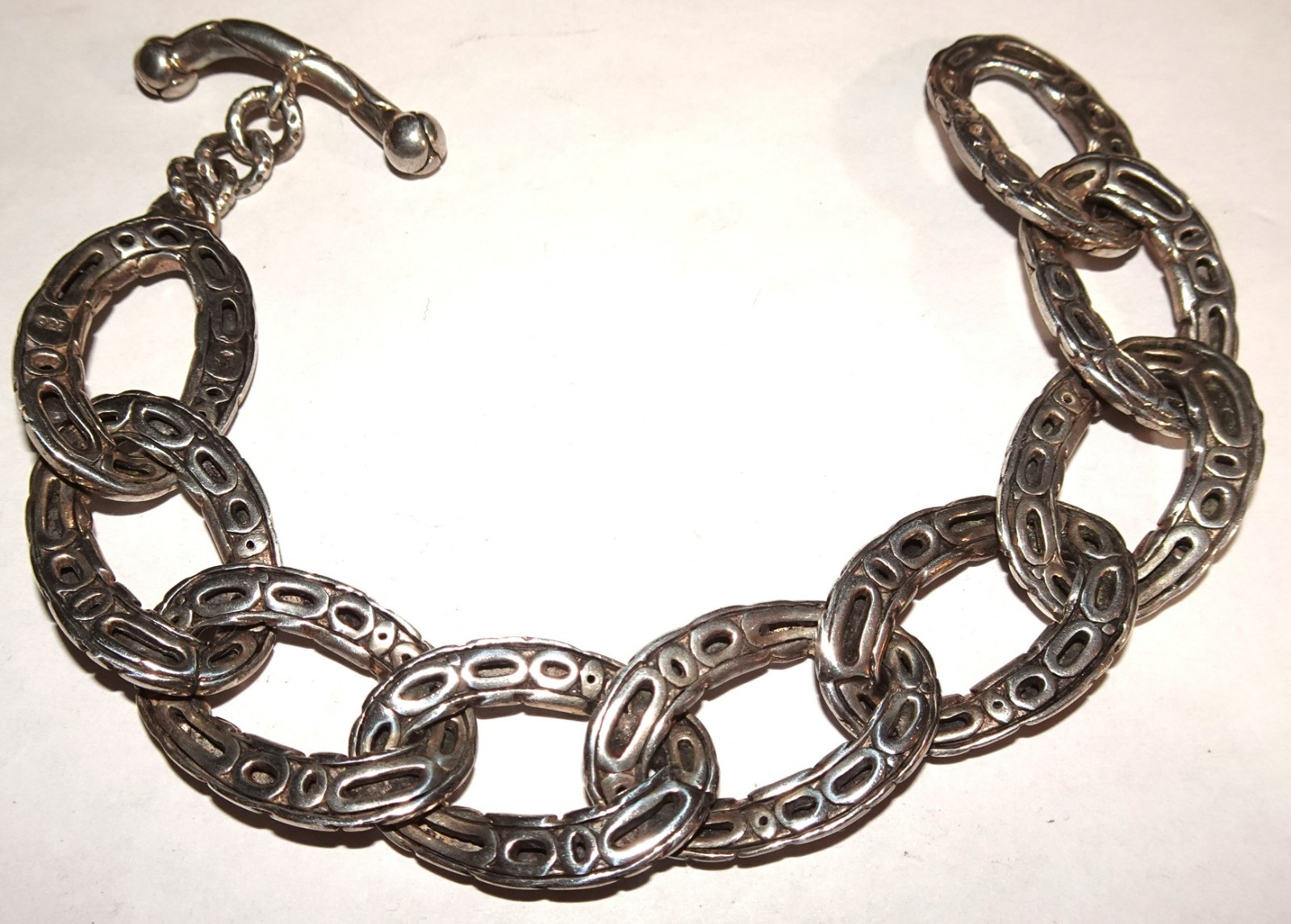 John Hardy Sterling Silver Kali Pebble Link Bracelet