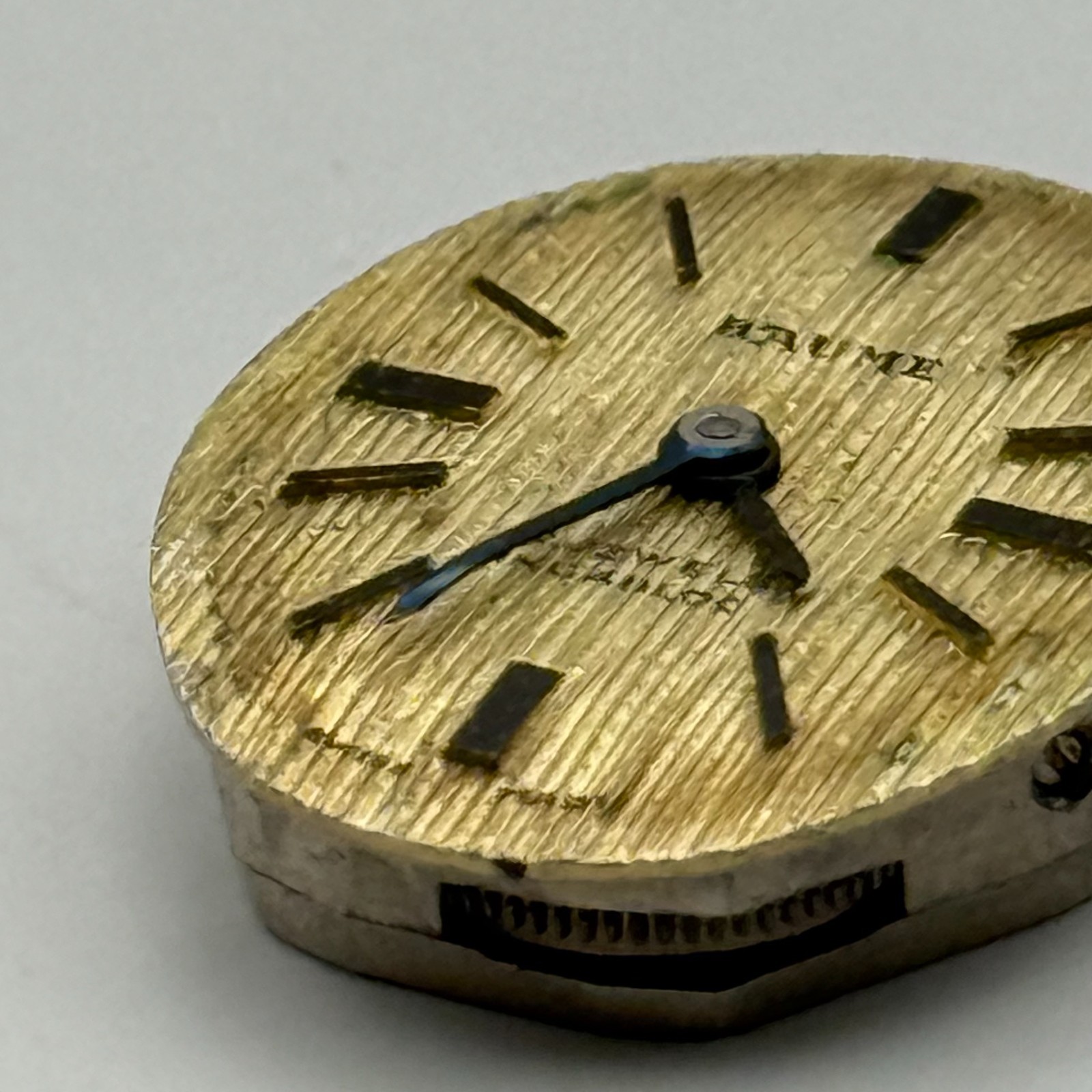 FHF 69-21 Watch Movement Baume 17 Jewels Swiss Manual Wind Parts Repair 15.3mm