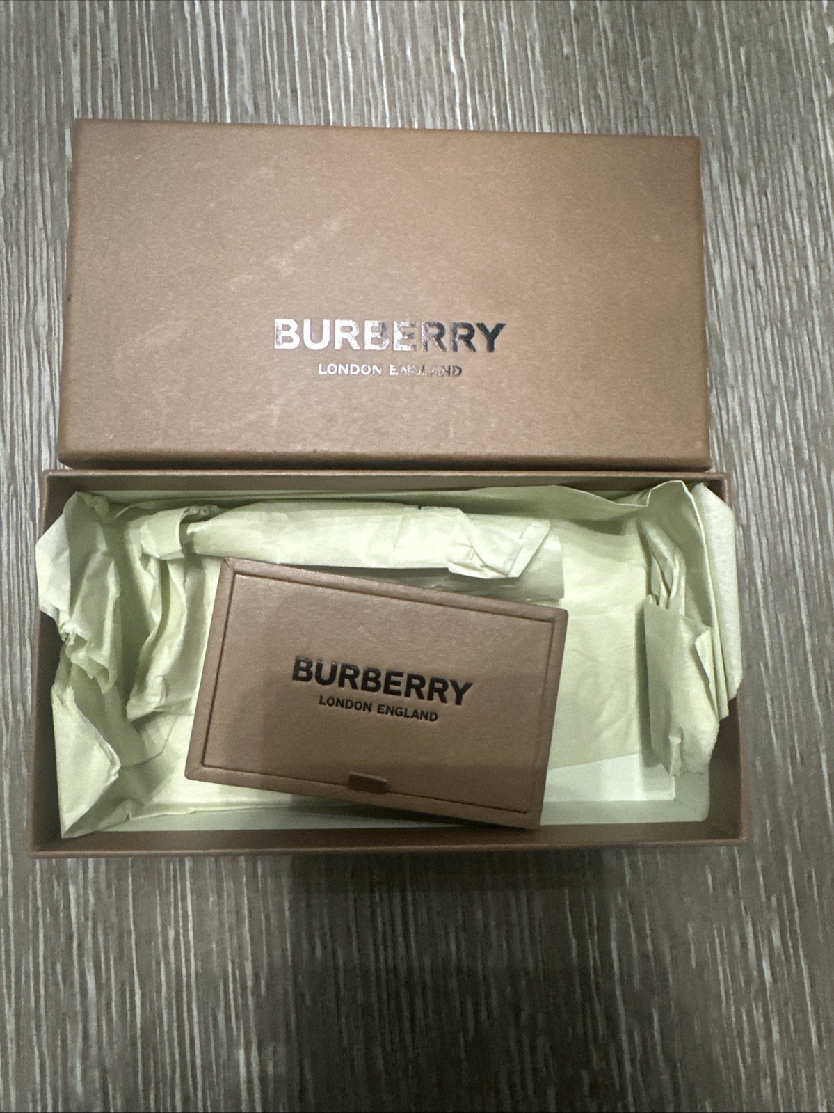 Burberry Cufflinks Palladium Authentic