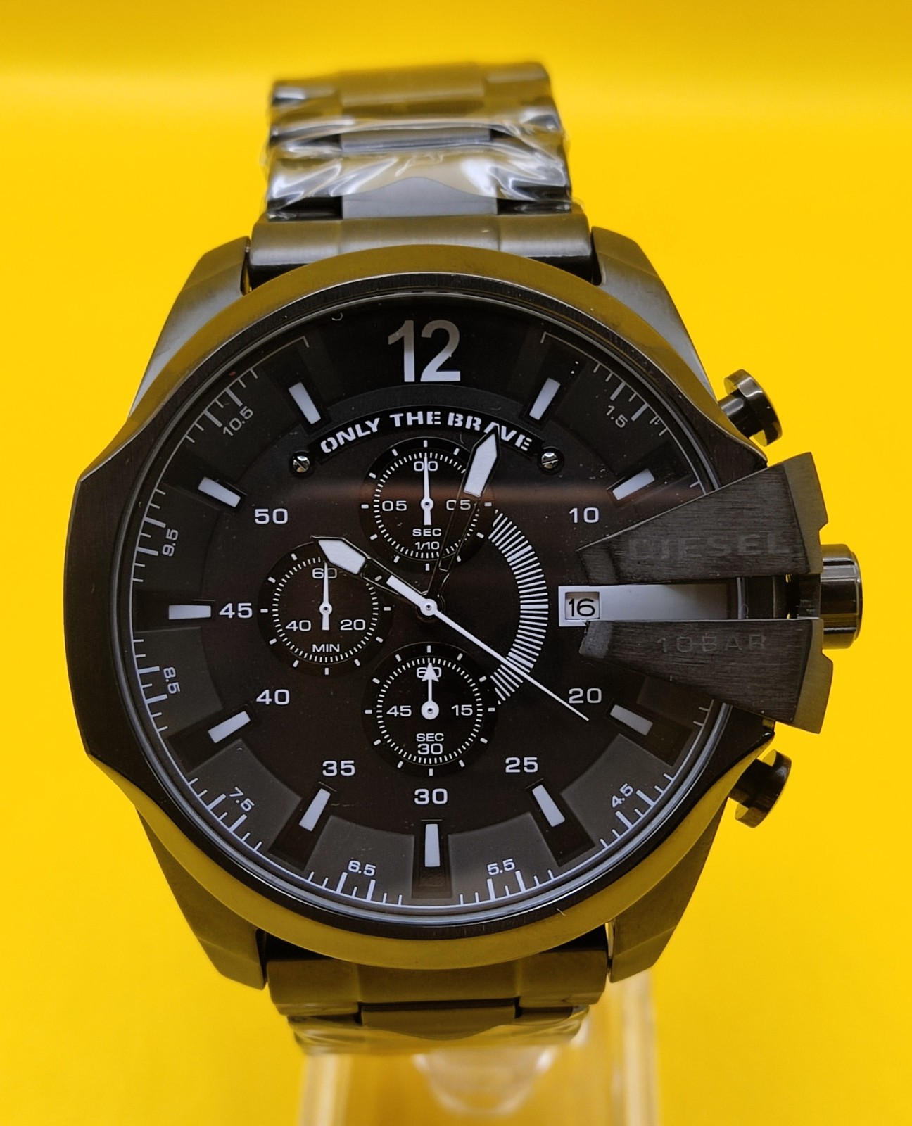 Premium Diesel Only The Brave 10 Bar Black Dial Refurbished Men’s Wrist Watch