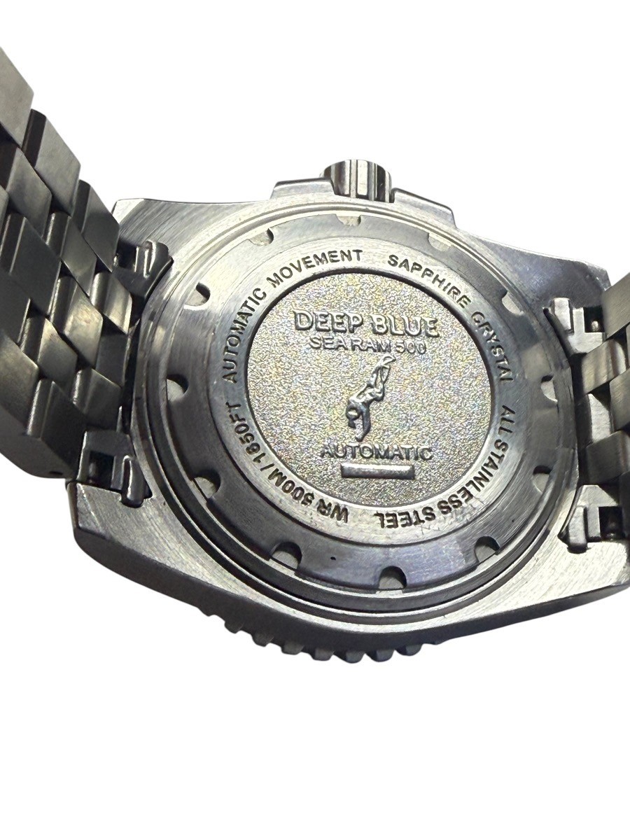 Deep Blue Sea Ram 500 Automatic Watch 46mm Stainelss Steel White