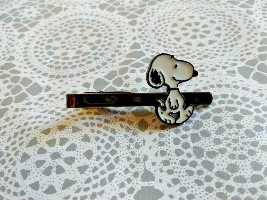 Snoopy Tie Clip Clasp Bar Cufflinks