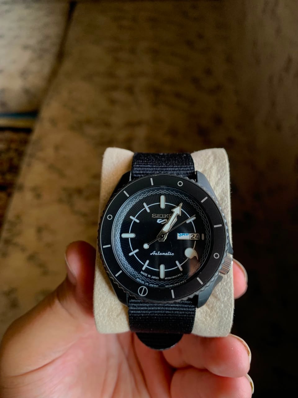 Seiko 5 Automatic Naruto & Boruto | Day/Time | Black Dial Men’s Wrist watch