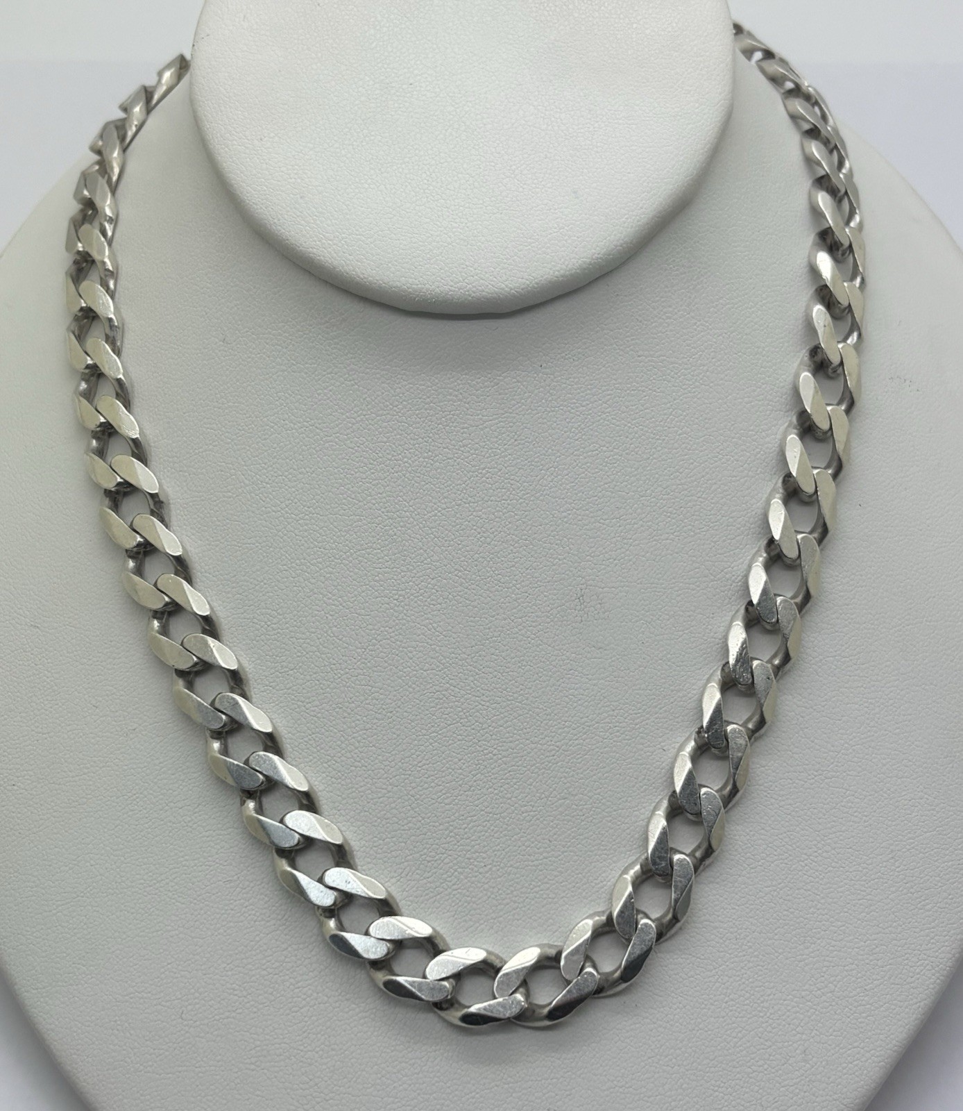 3.5oz – 26” – 10mm – Cuban Style- 925 Silver Chain- READ DESCRIPTION