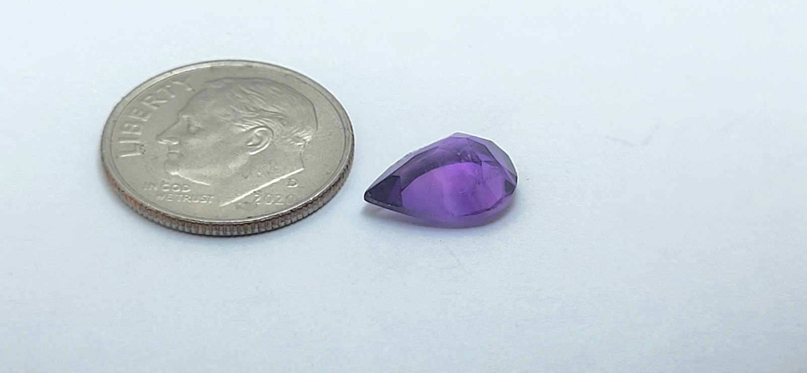 2.1 Ct Pear Shaped Amethyst