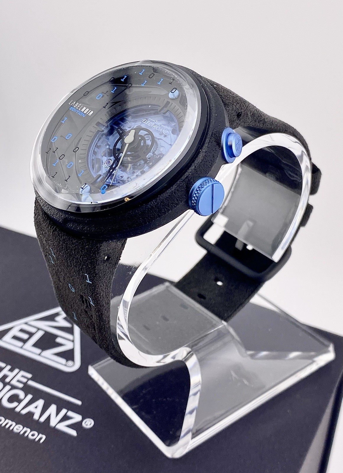 THE ELECTRICIANZ LABEL NOIR•AUTOMATIC•LED LIGHTING•BRAND NEW•BOX & PAPERS