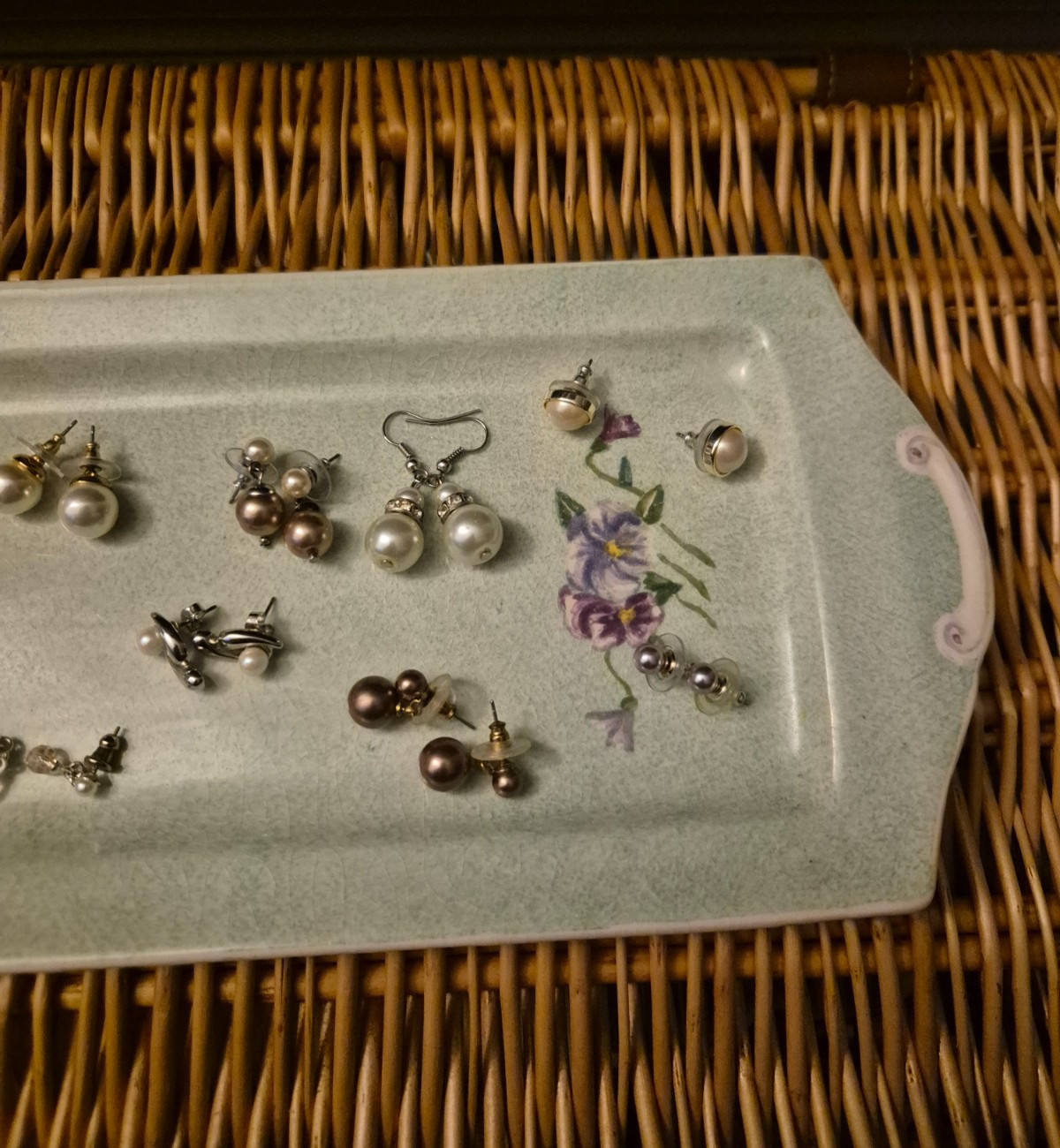 10 Pairs Faux Pearl Earrings Job Lot – Mixed Vintage & Modern Costume Jewellery