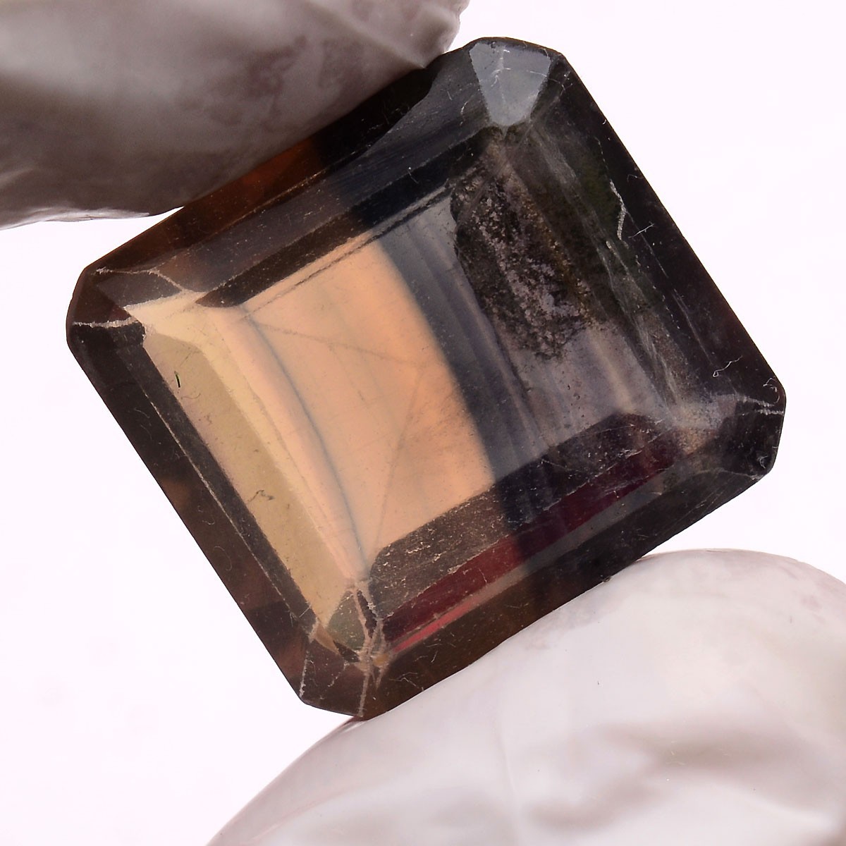 34.70 Cts Natural Bi Color Fluorite Untreated Designer Cushion Cut Huge Gemstone
