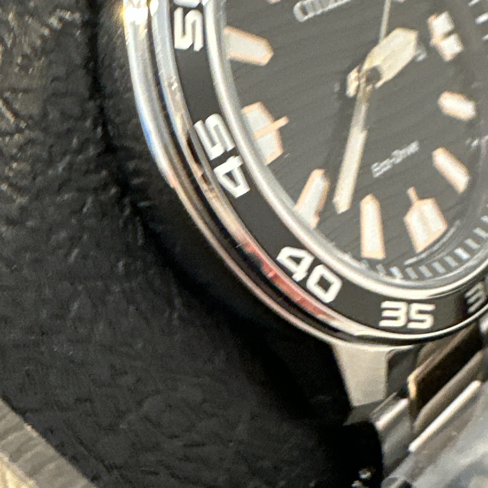 Citizen Eco-Drive Dual Tone AW1706-52E Black Dial Date Display Men’s Watch