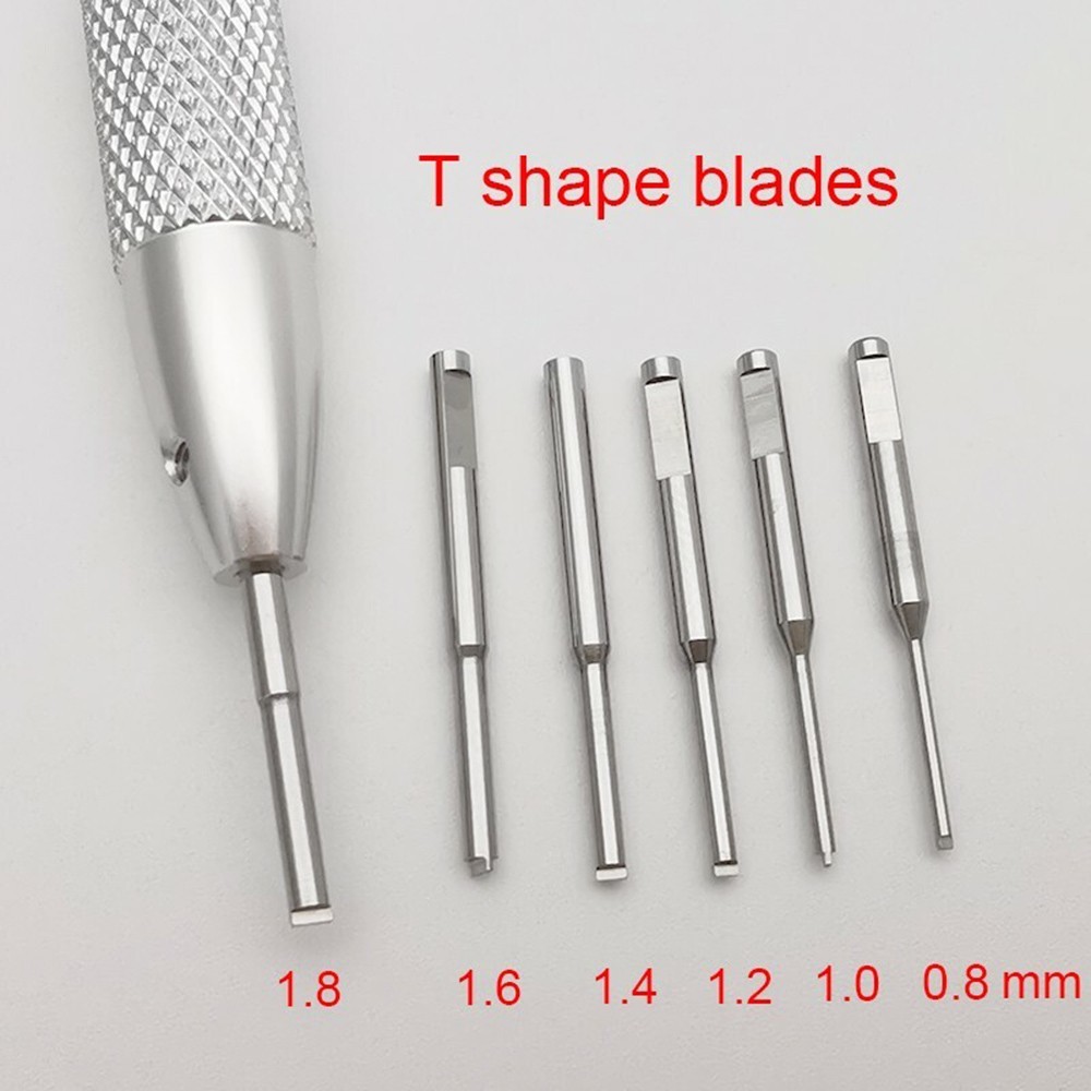 T-Blade Screwdriver Set For Rolex Watch Bracelet 0.8/1.0/ 1.2/ 1.4/1.6/1.8mm USA